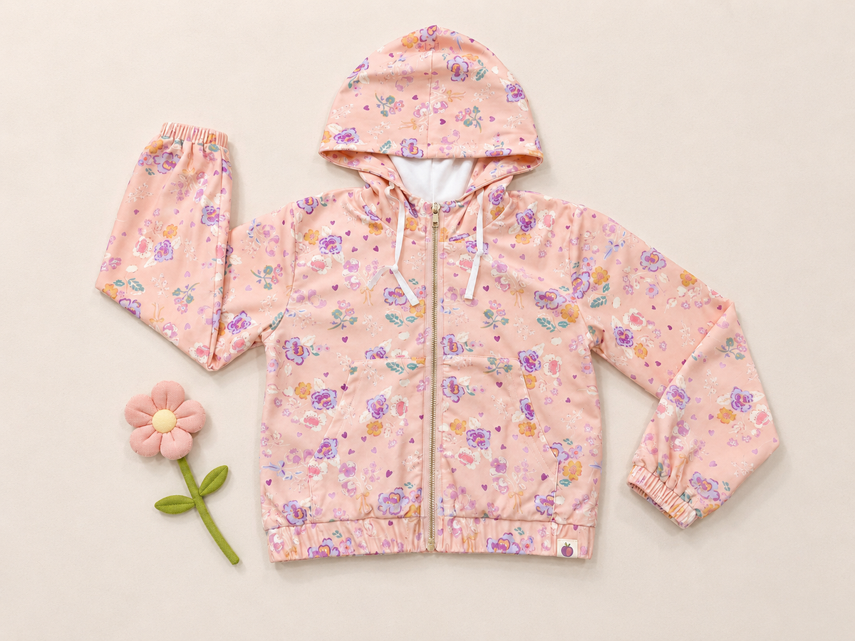 Velour Active Zipper Sweater - Rosie Ribbons (Pre-Order)