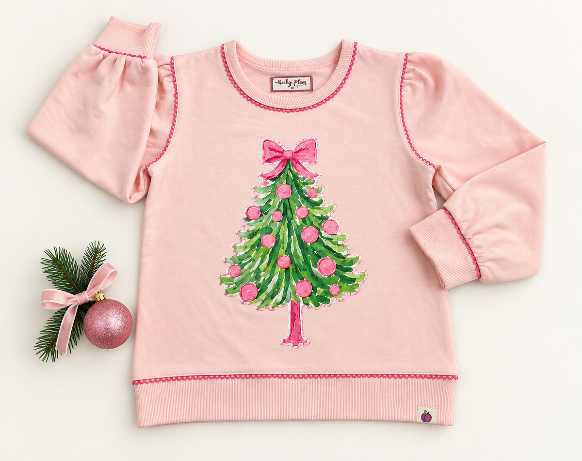 Sweater - Merry Pink Pines (Pre-Order ships early November)