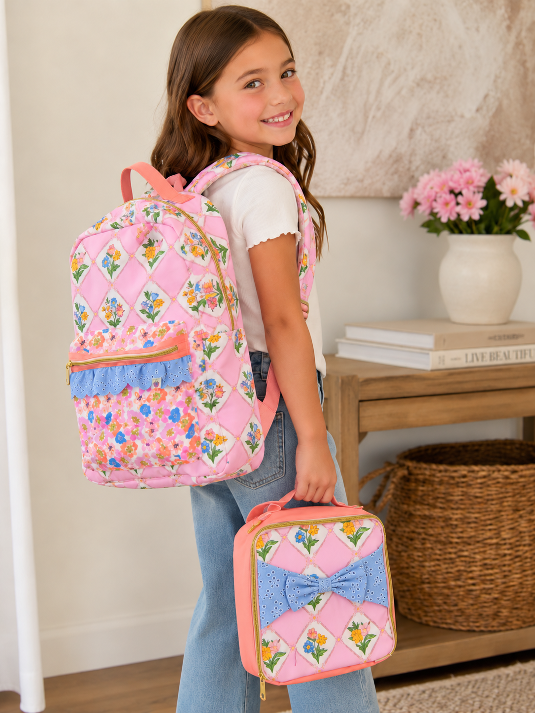 Bree Backpack - Garden Trellis