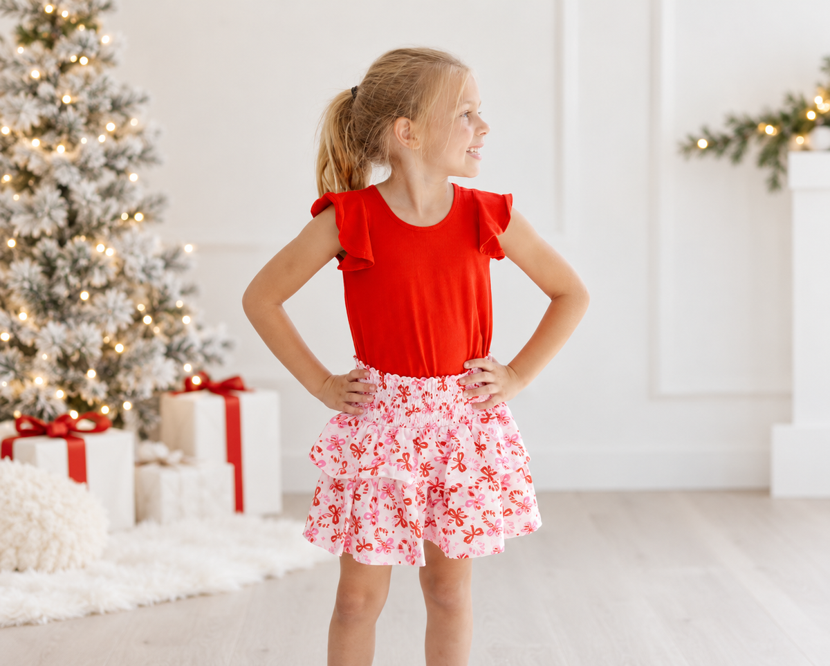 Blaire Skirt - Peppermint Kisses (Pre-Order ships end of October)