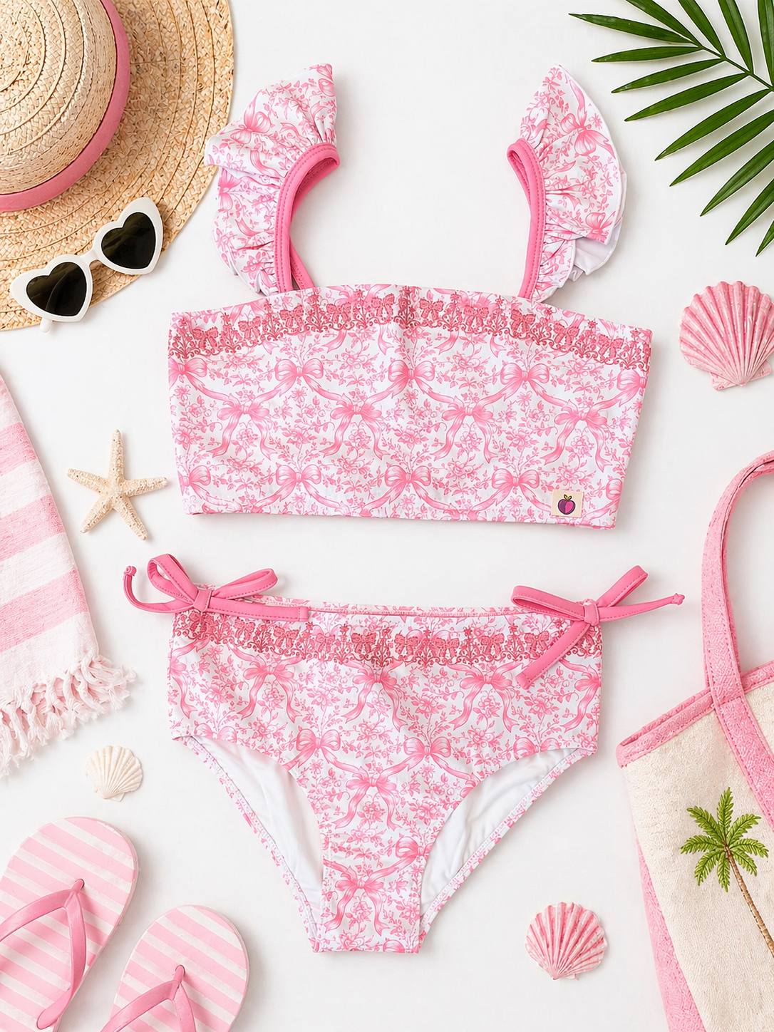 Hazel Embroidered Swimsuit - Heirloom Rose – Cheeky Plum