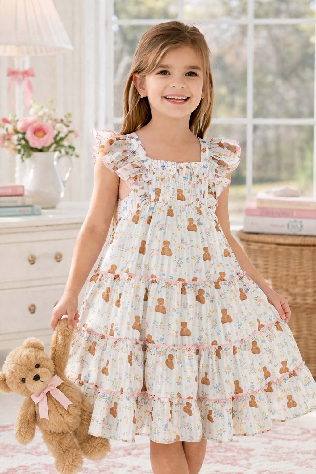 Brielle Dress - Teddy Blossom
