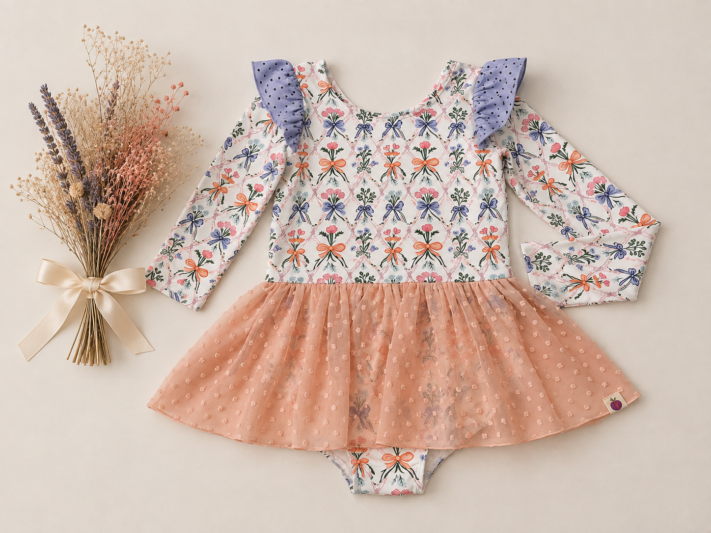 Leotard - Ribboned Wildflowers