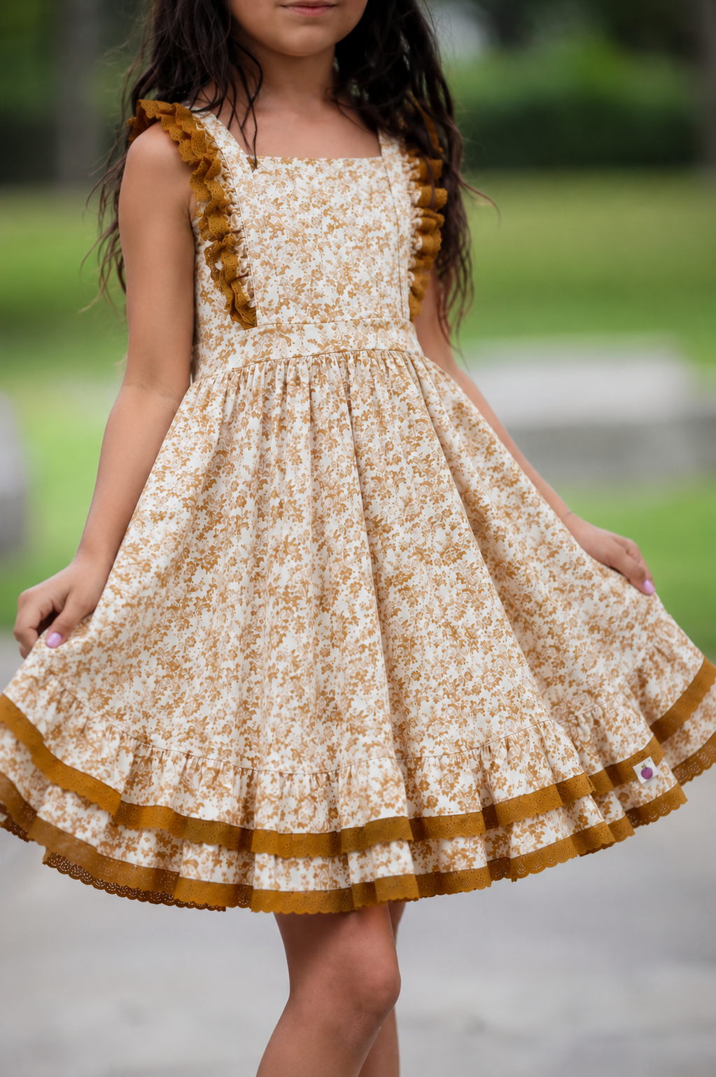 Drew Knit Dress - Butterscotch Bloom (Pre-Order)