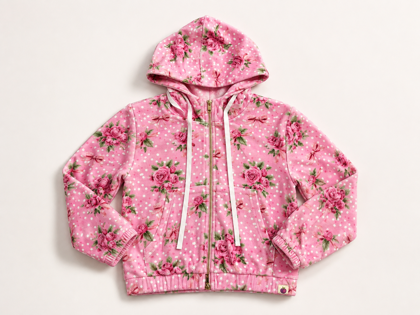 Velour Active Zipper Sweater - Shabby Rose (Pre-Order ships end of Aug)