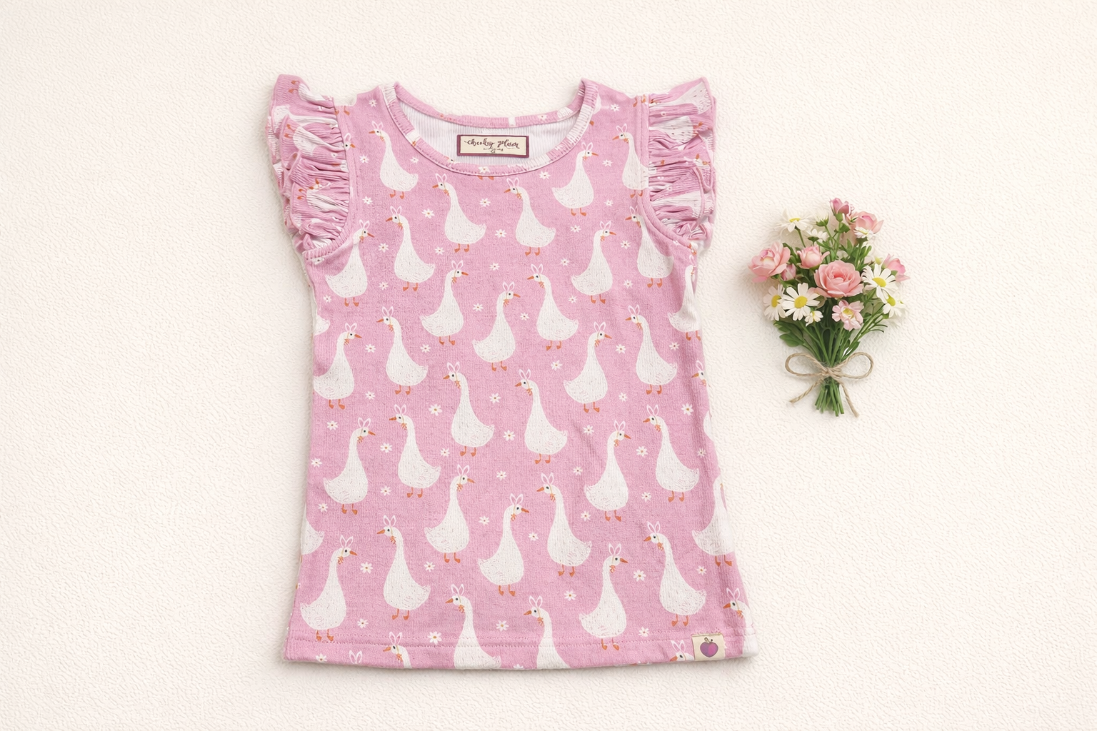 Ribbed Ruffle Top - Gooseberry Lane