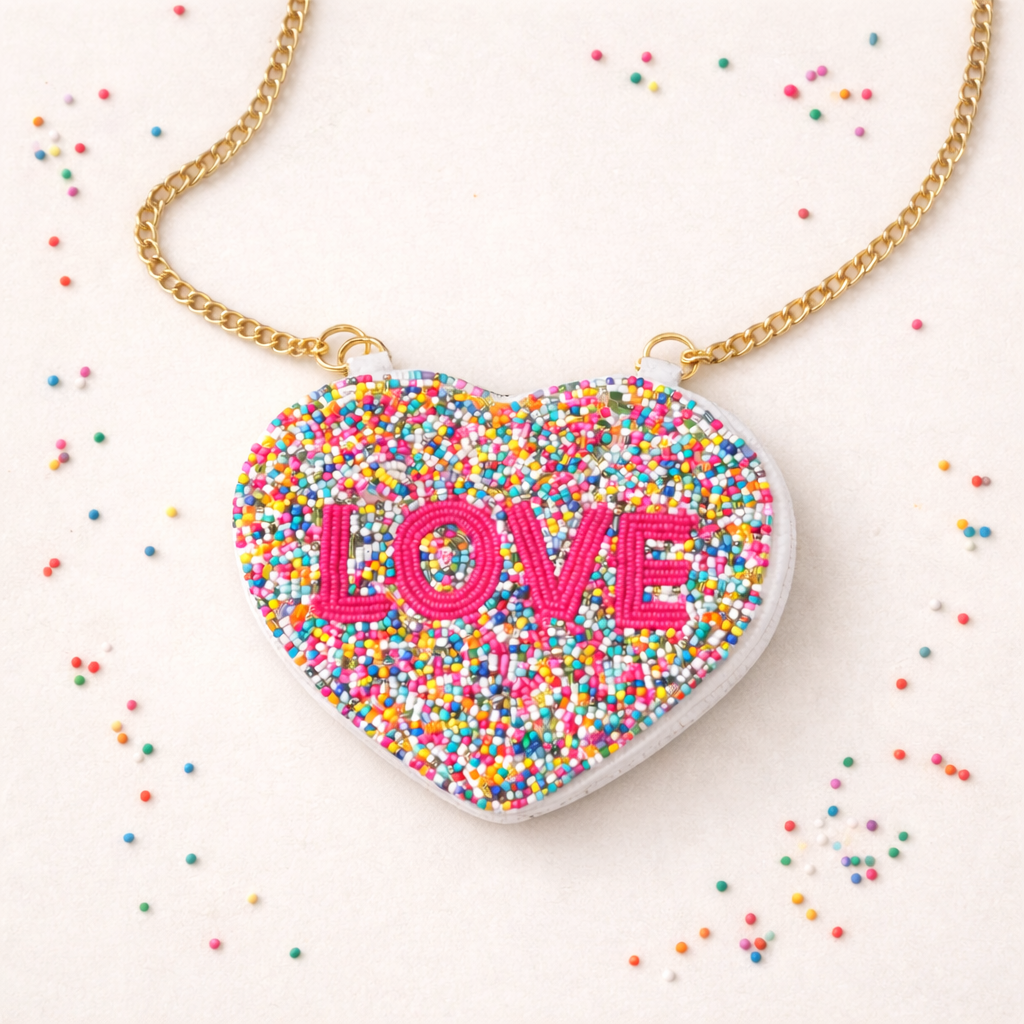 Beaded Tote Purse - Sugar Rush Love