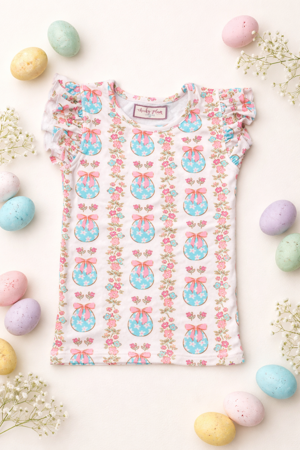 Ribbed Ruffle Top - The Egg Hunt Edit