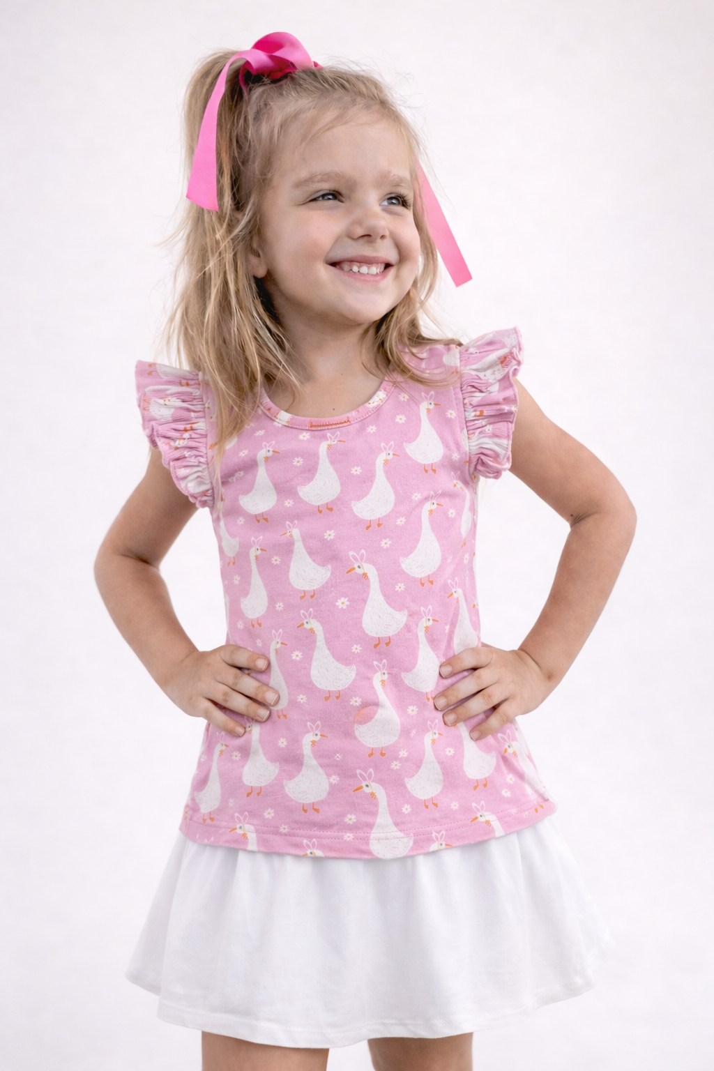 Ribbed Ruffle Top - Gooseberry Lane