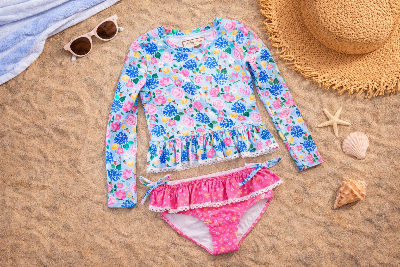 Rashguard Swimsuit - Blossom Breeze (Pre-Order)