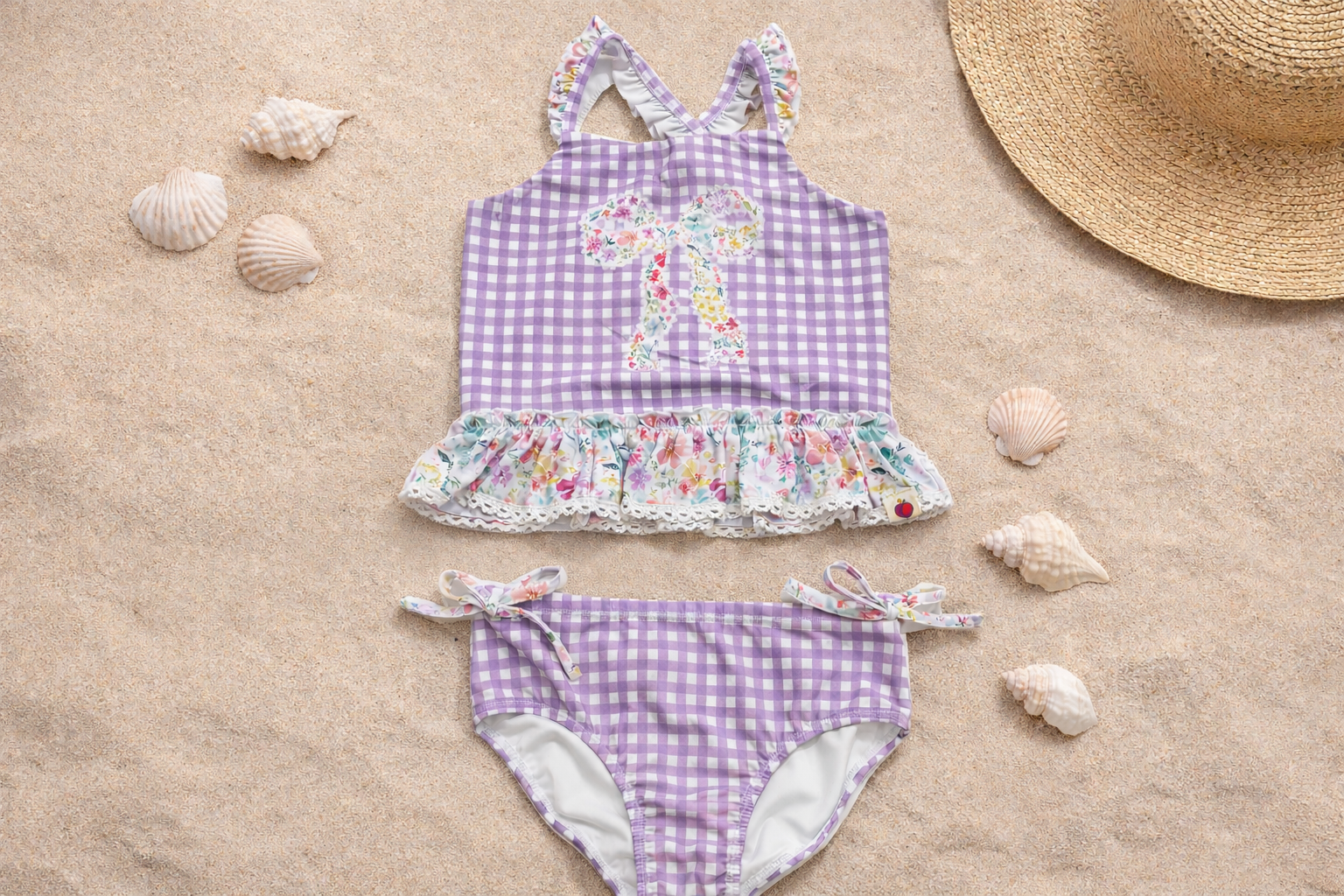 Selah Tankini Swimsuit - Garden Bow