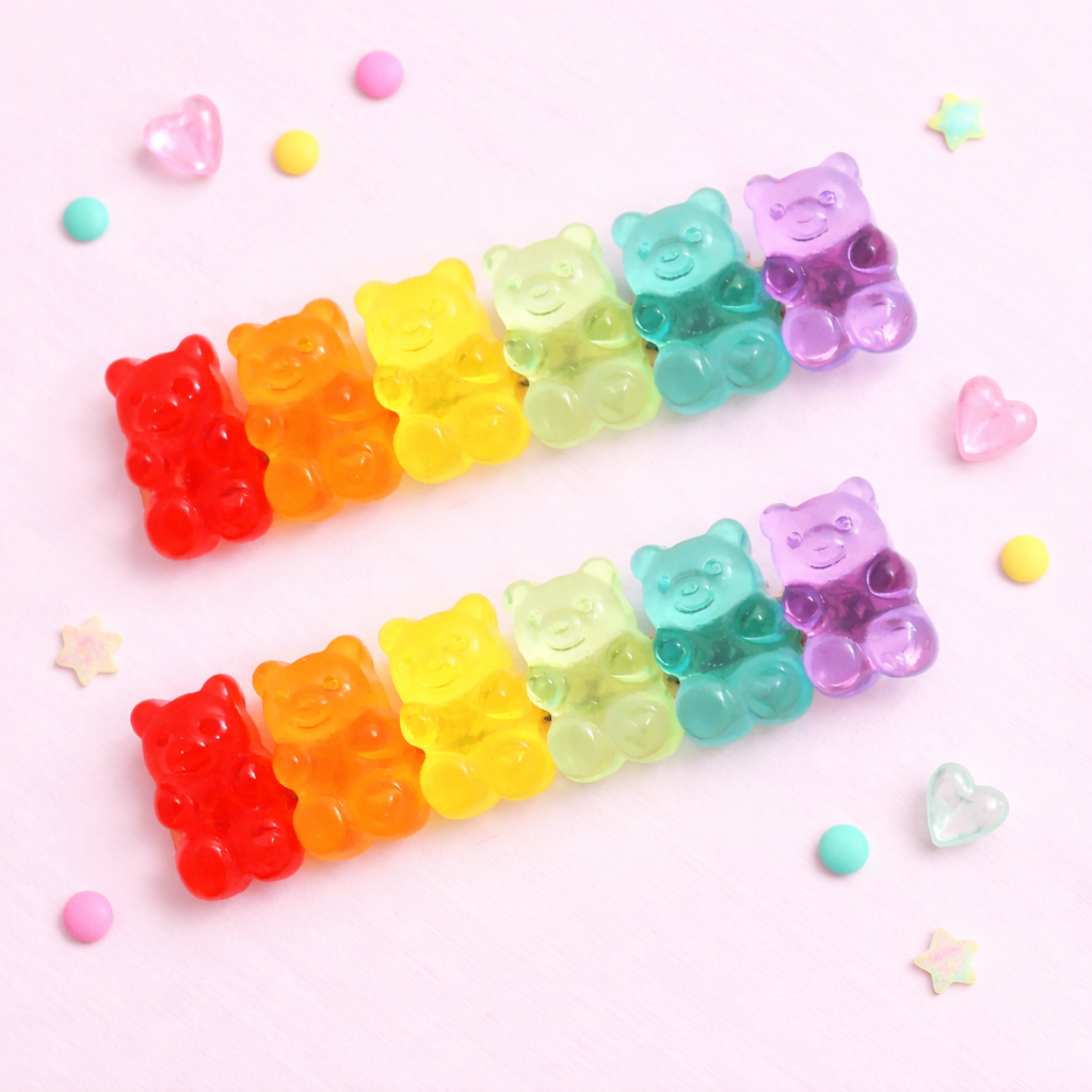 Gummy Bear Hair Clips