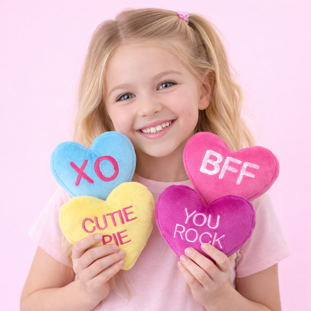 Conversation Heart Plush