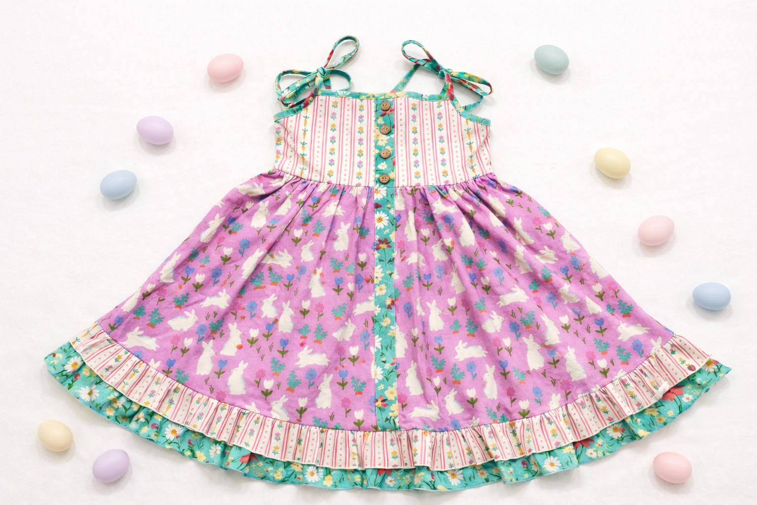 Margot Dress - Bunny Patch