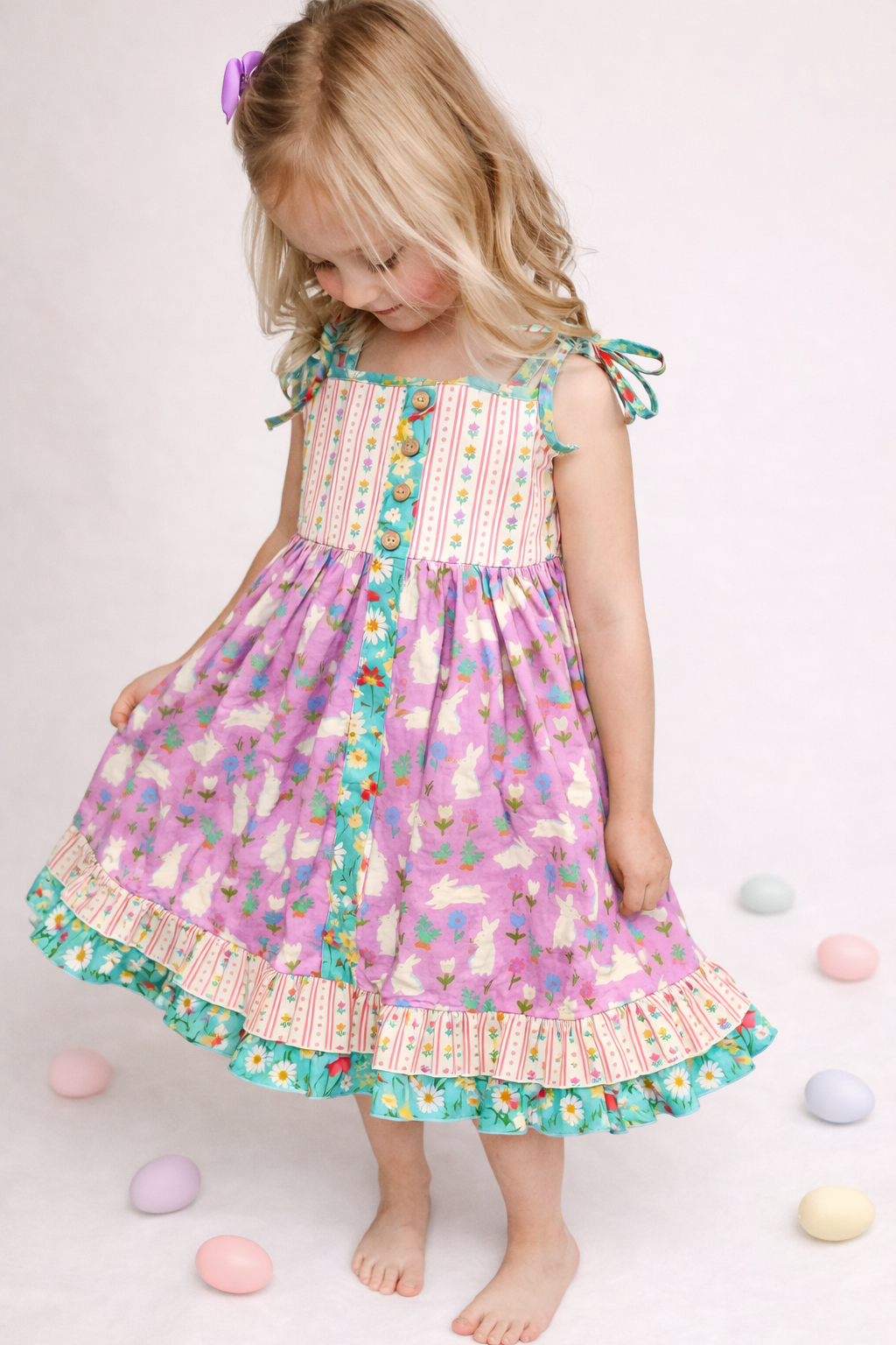 Margot Dress - Bunny Patch
