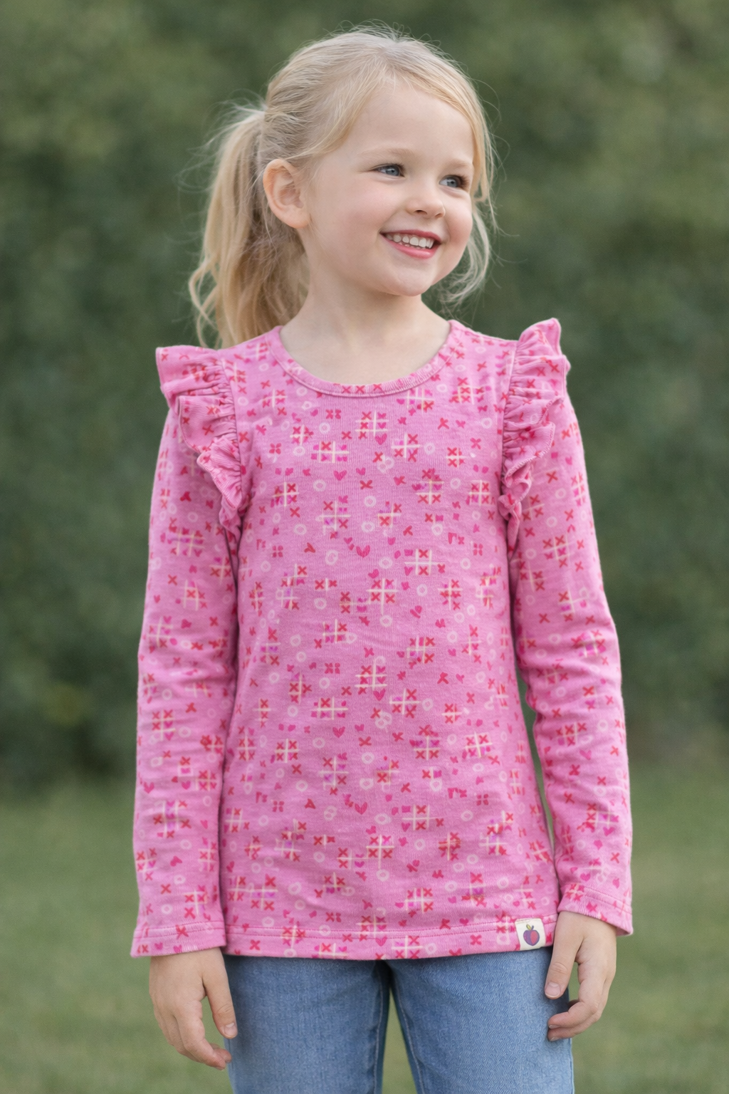 Ribbed Ruffle Top - XO