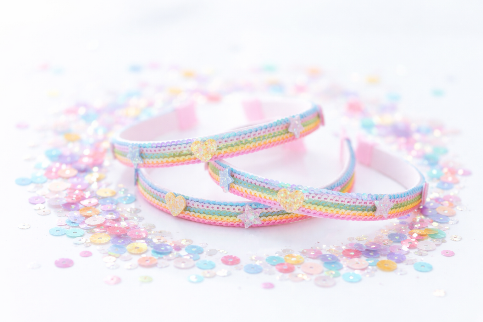 Sequin Headband - Rainbow Run