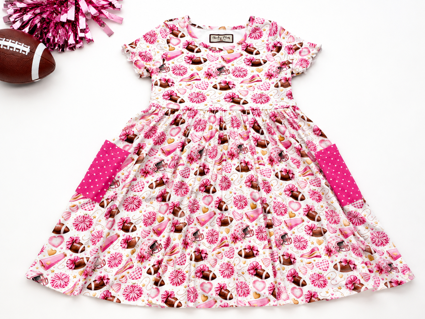 Penelope Ribbed Dress - Sideline Sweetheart