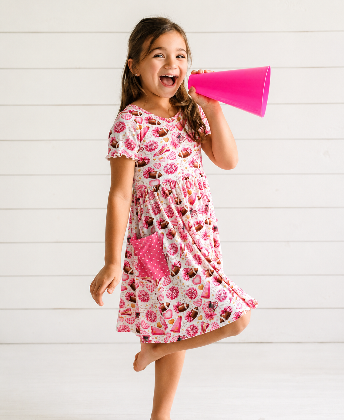 Penelope Ribbed Dress - Sideline Sweetheart