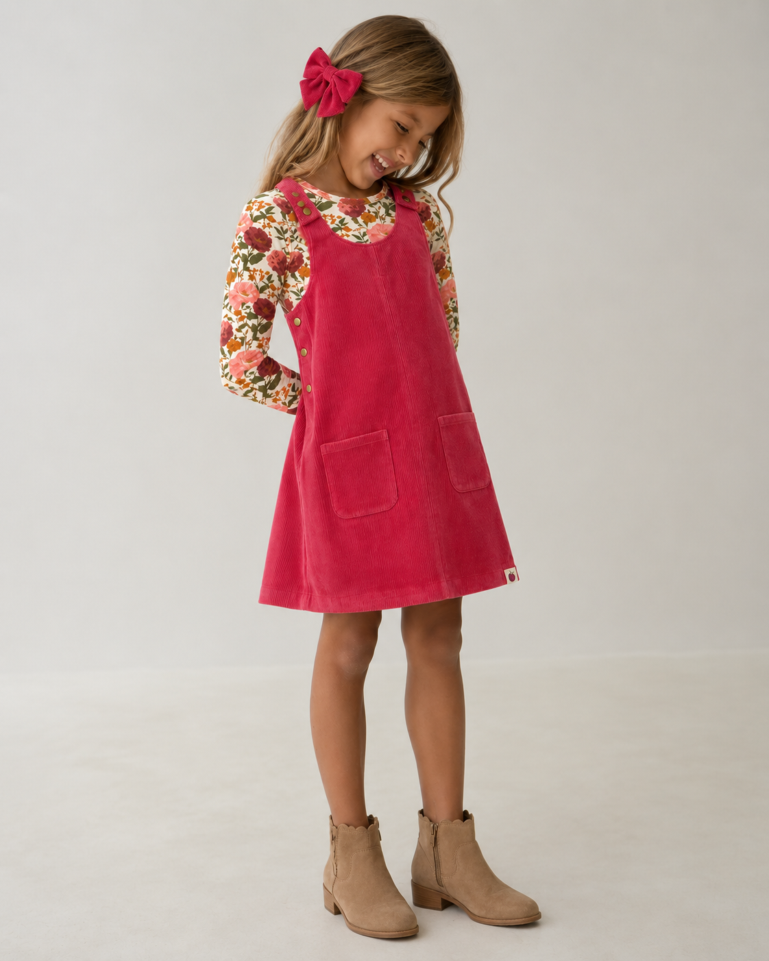 Parker Corduroy Jumper Set - Blushwood