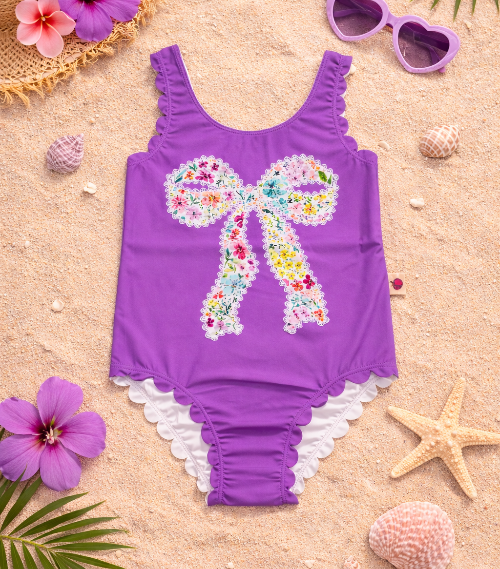 Claire Swimsuit - Bow Bliss (Pre-Order)