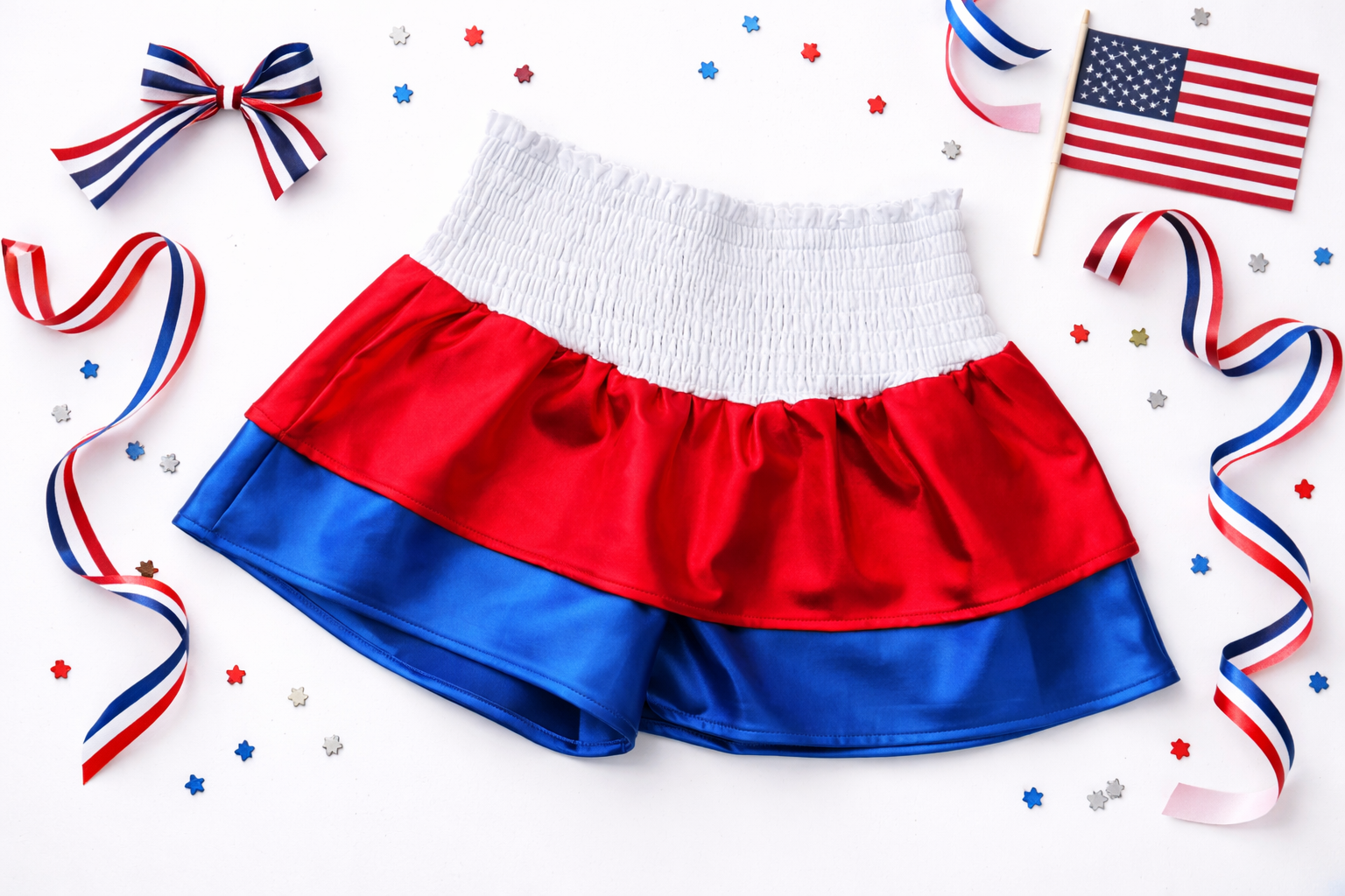 Metallic Skort - USA Sparkle