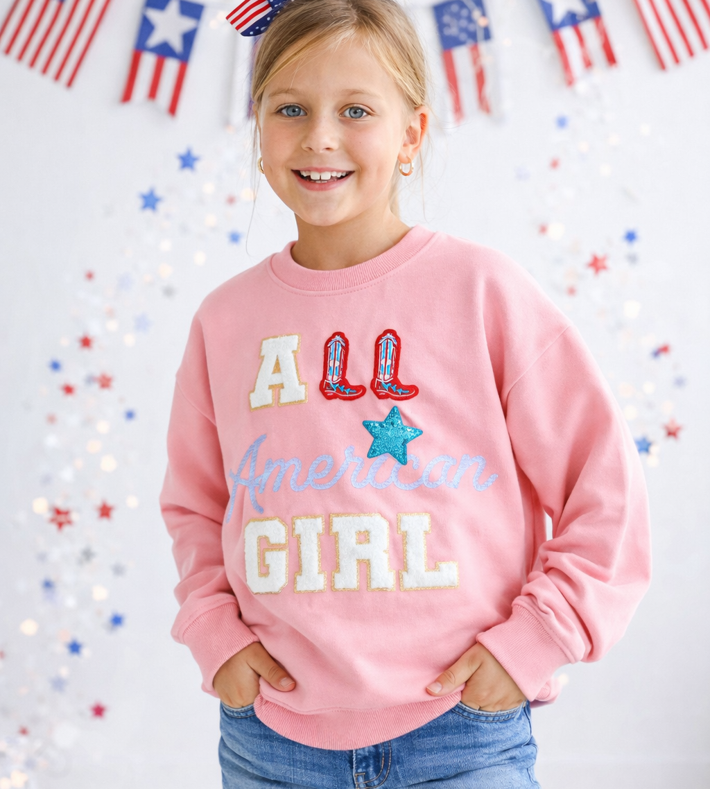 Sweatshirt - All American Girl