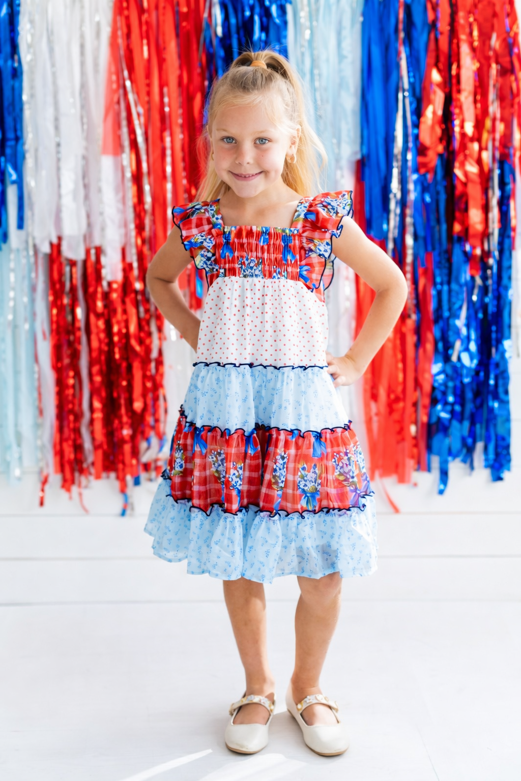Brielle Dress - Patriotic Picnic