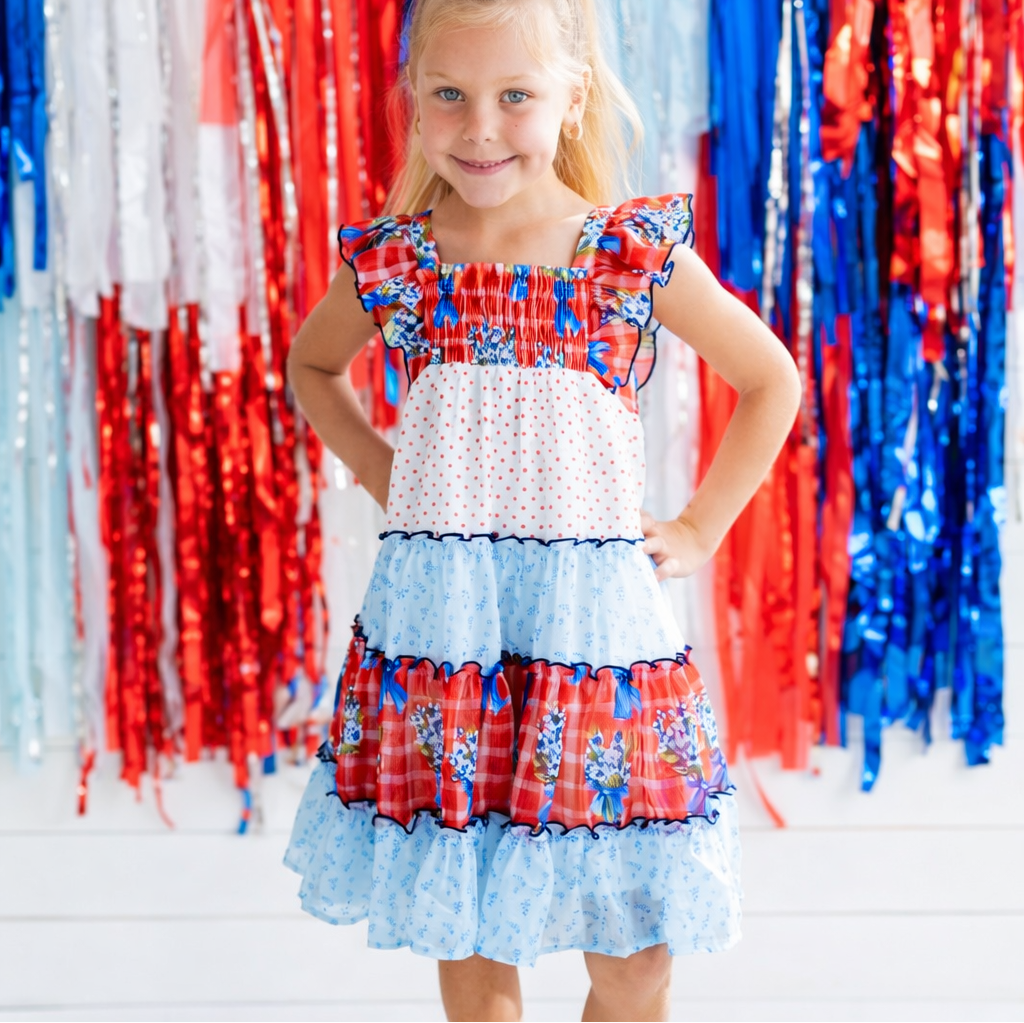 Brielle Dress - Patriotic Picnic