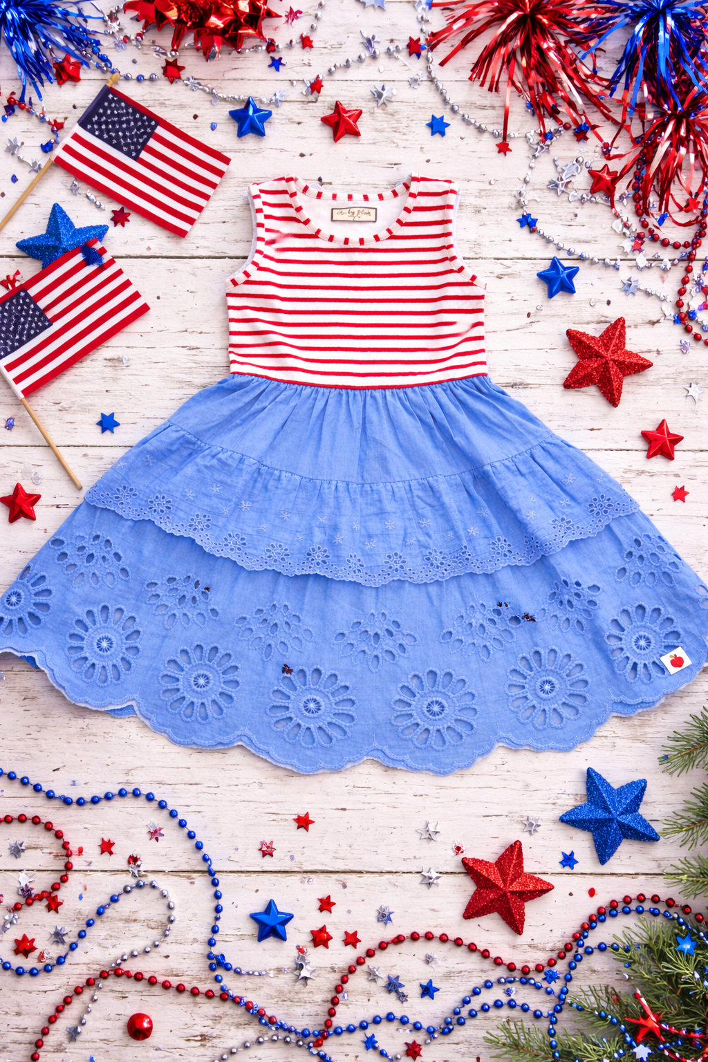 Eyelet Dress - Liberty Belle