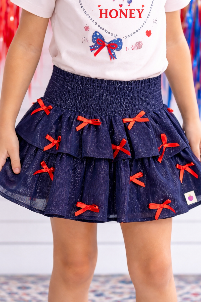 Blair Skirt - Charmed in Bows – Cheeky Plum