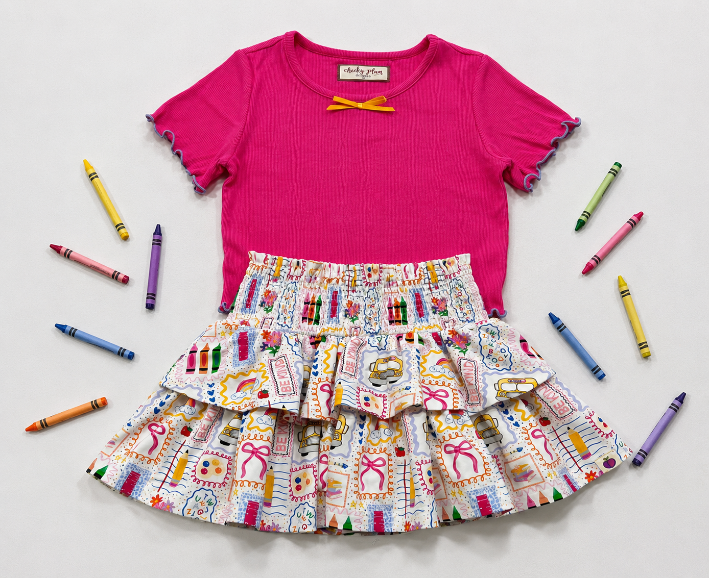 Blair Layer Skirt - Schoolyard Charm