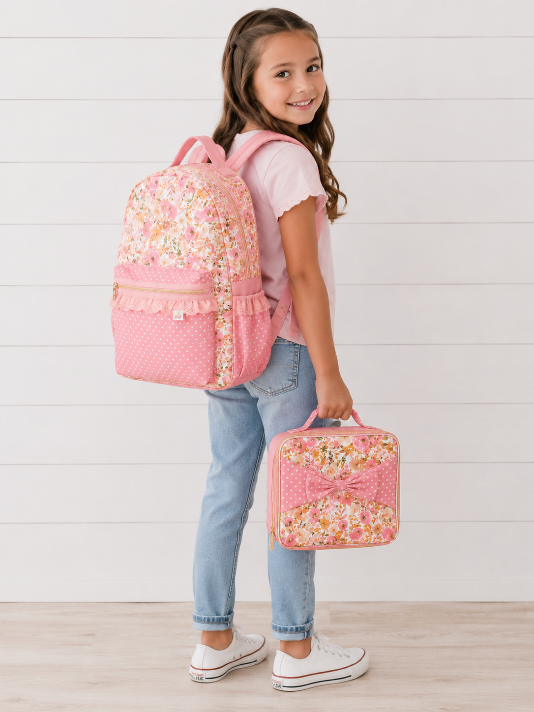 Bree Backpack - Pink Posy Parade (Pre-order)