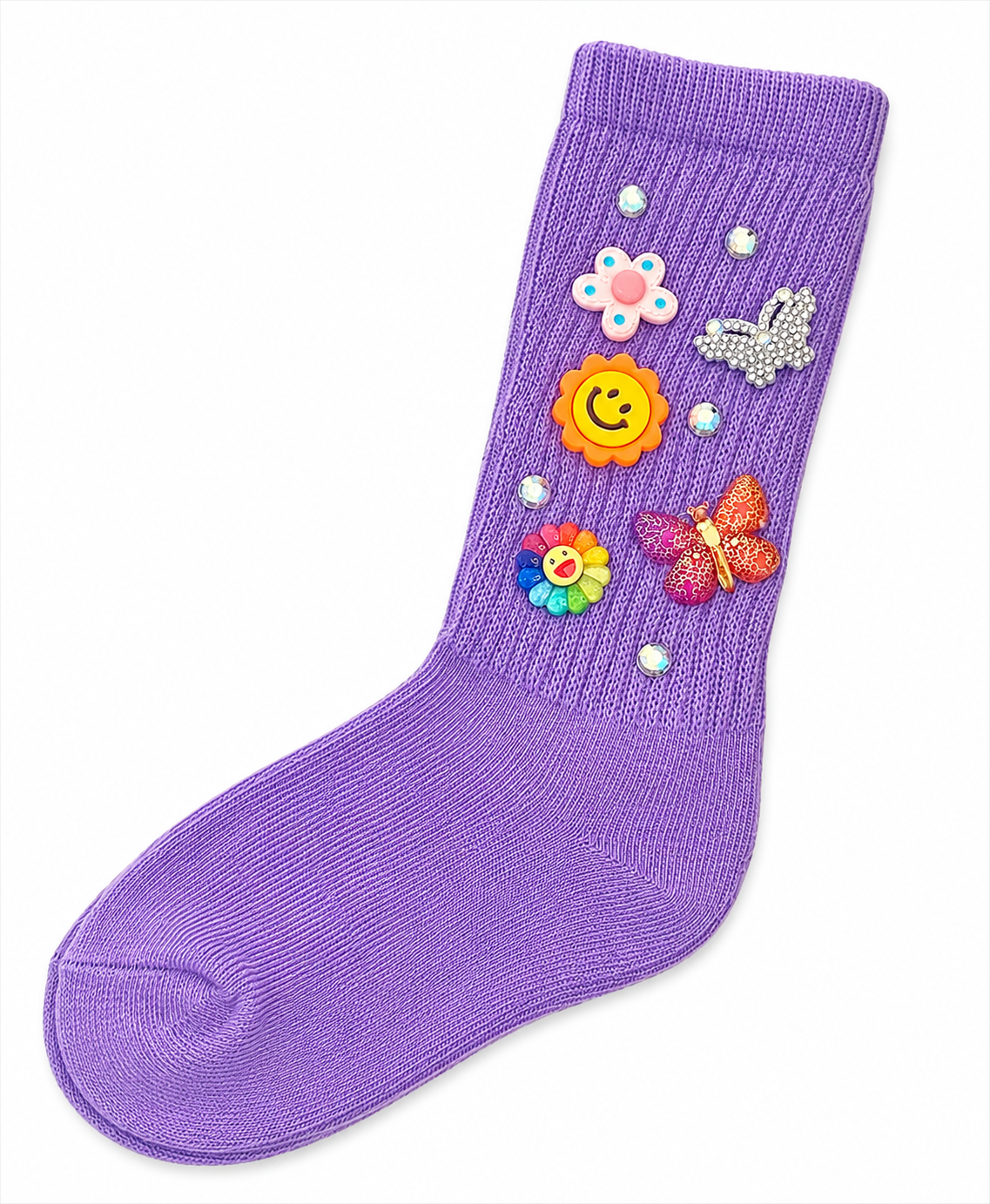 Girls Crew Socks - Charms