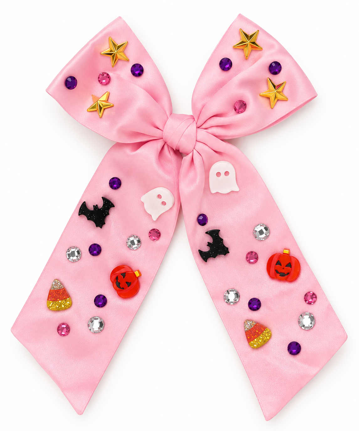 Satin Hair Bow - Glam-O-Ween