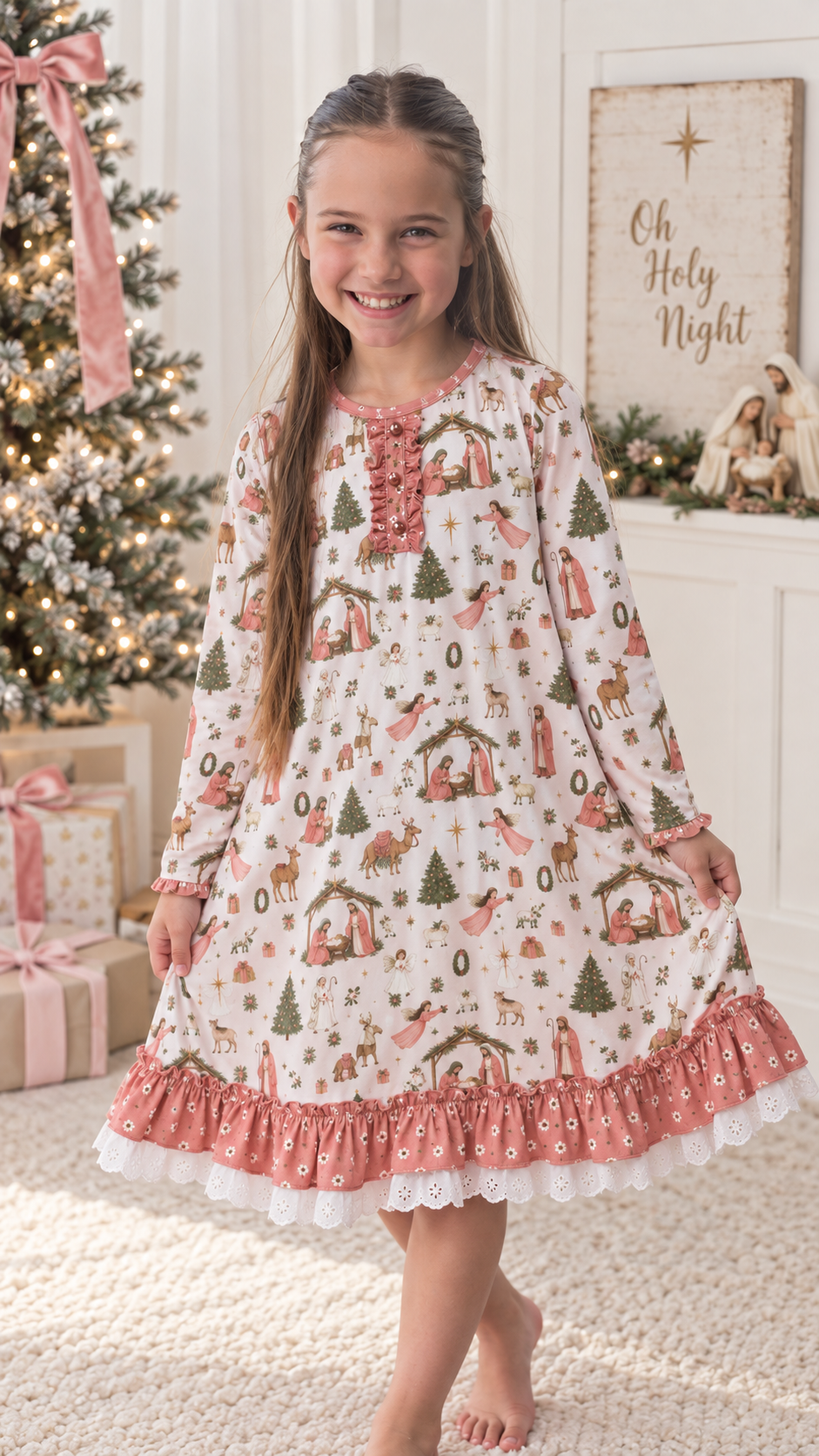Loungewear Gown - O Holy Night (Pre-Order ships early November)