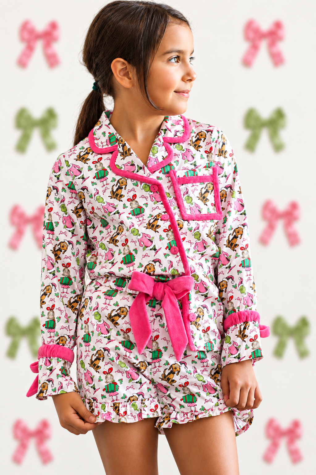 Satin Loungewear Set - Whoville Wonder (Pre-Order ships early November)