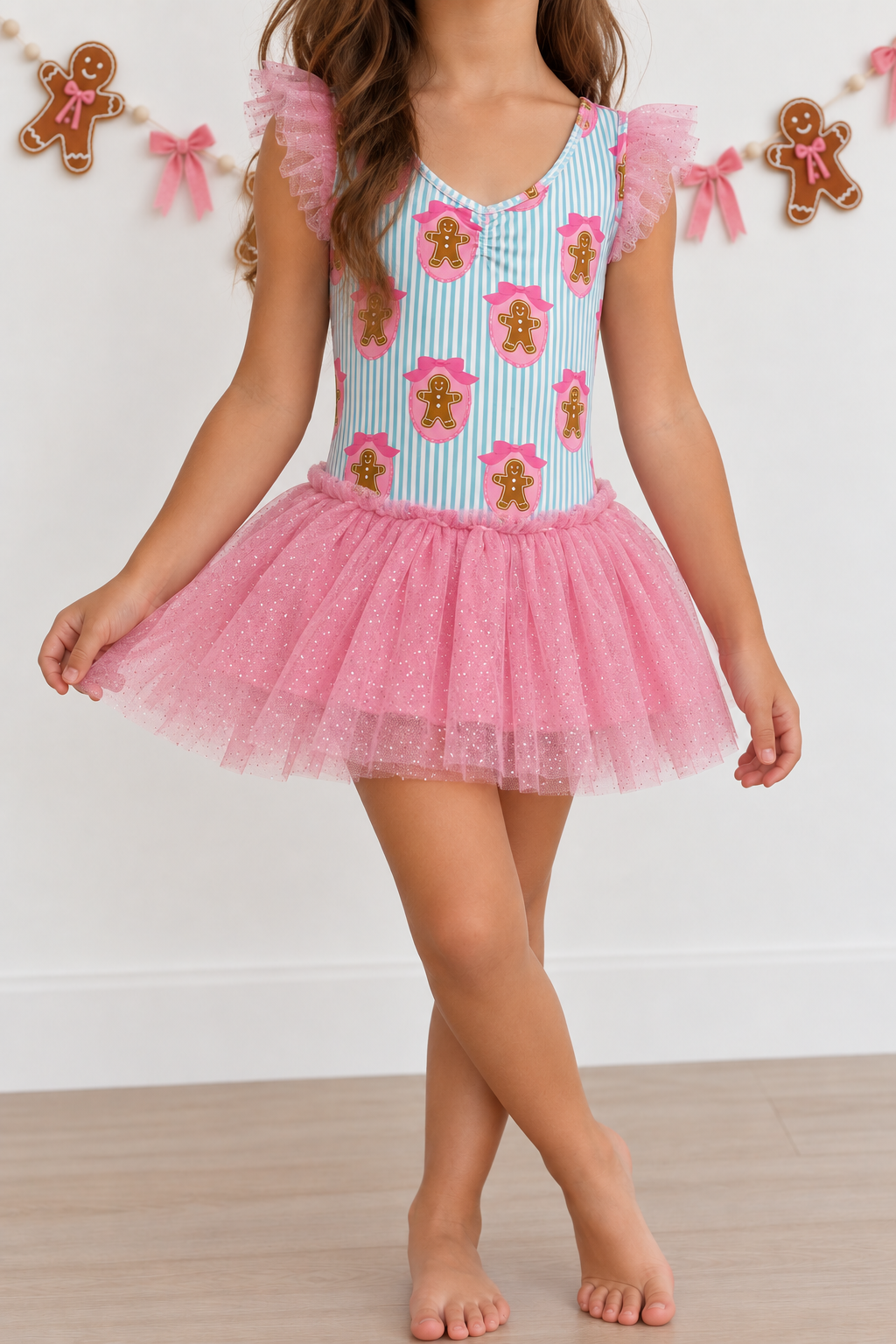 Shimmer Leotard - Gingerbell Lane (Pre-Order ships early November)
