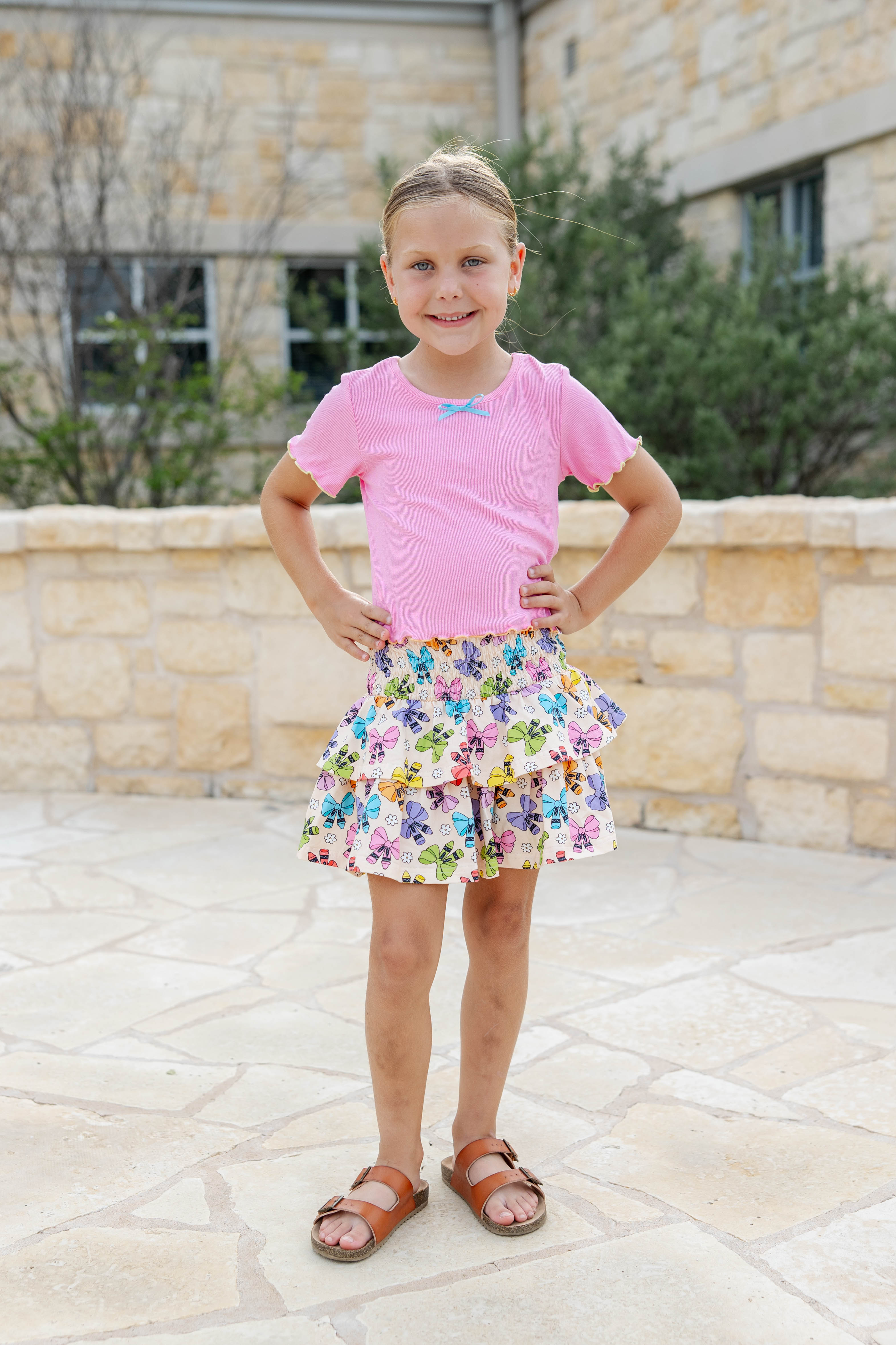 Lettuce Edge Top - Color Me Cute (Runs Small)