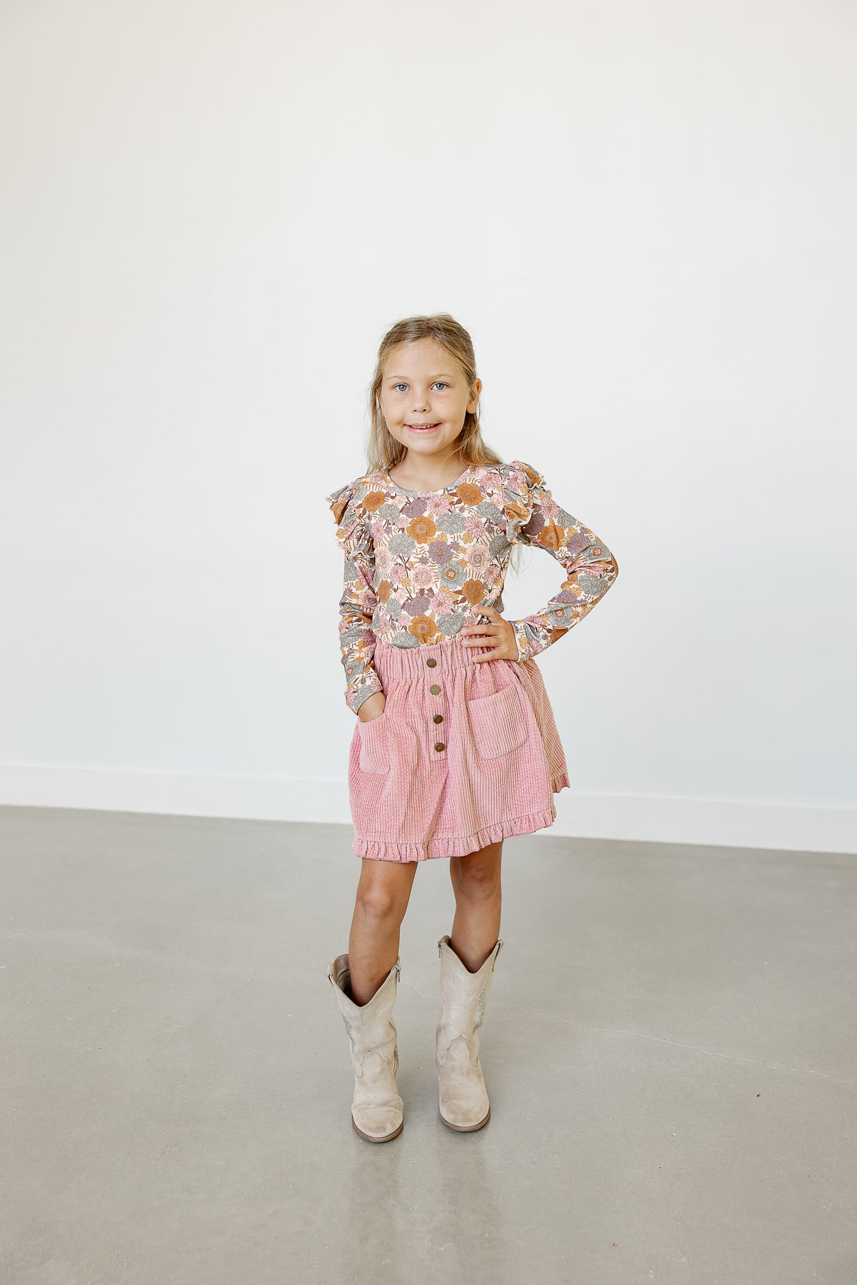 Vienna Corduroy Skirt - Prim & Petal