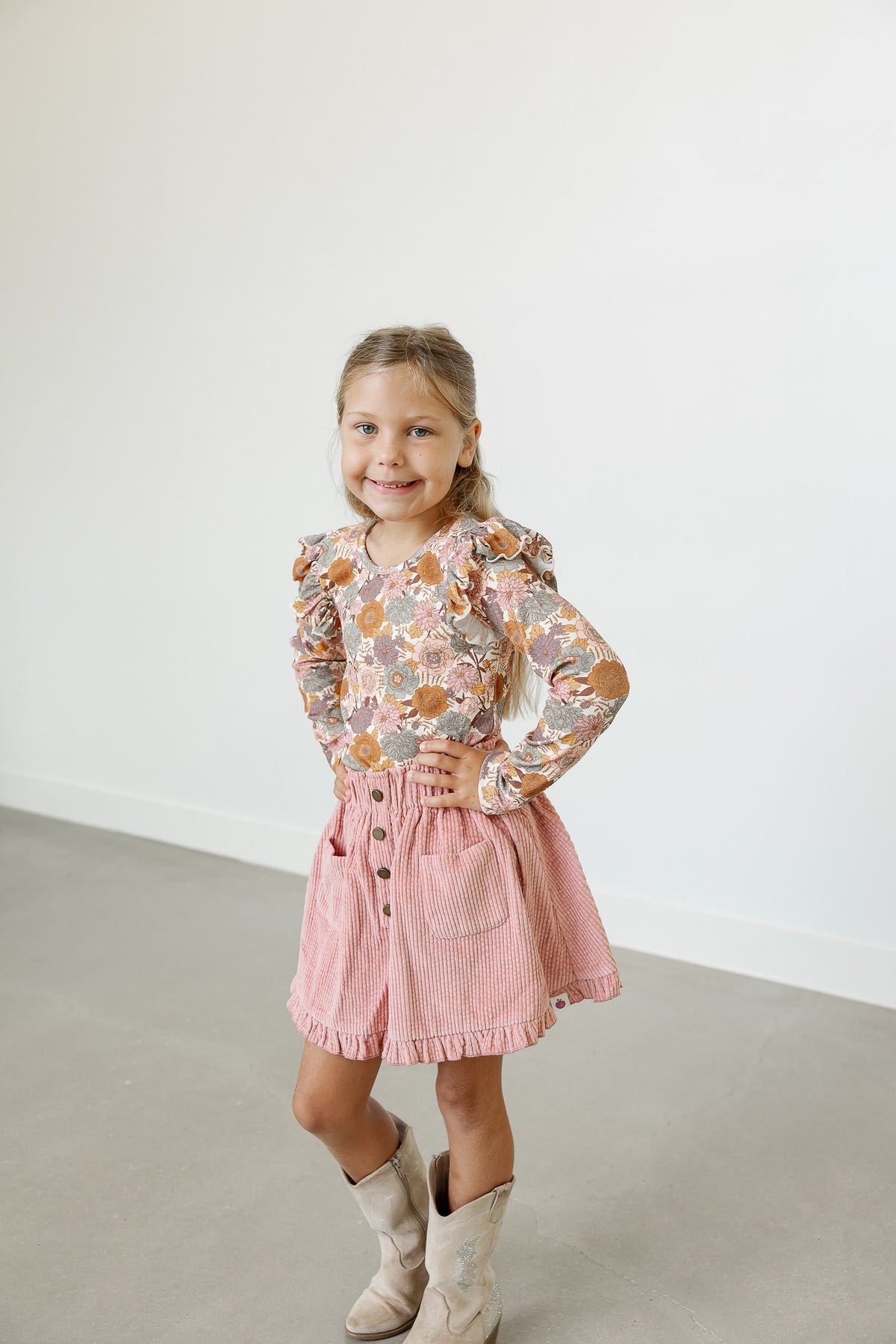 Vienna Corduroy Skirt - Prim & Petal