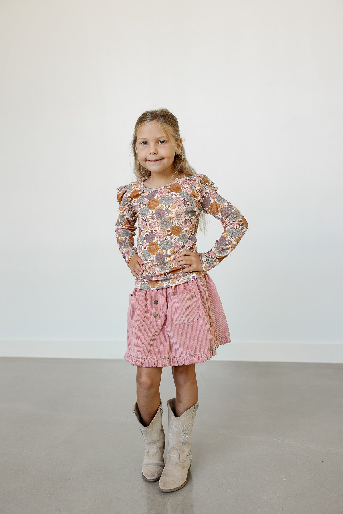 Vienna Corduroy Skirt - Prim & Petal