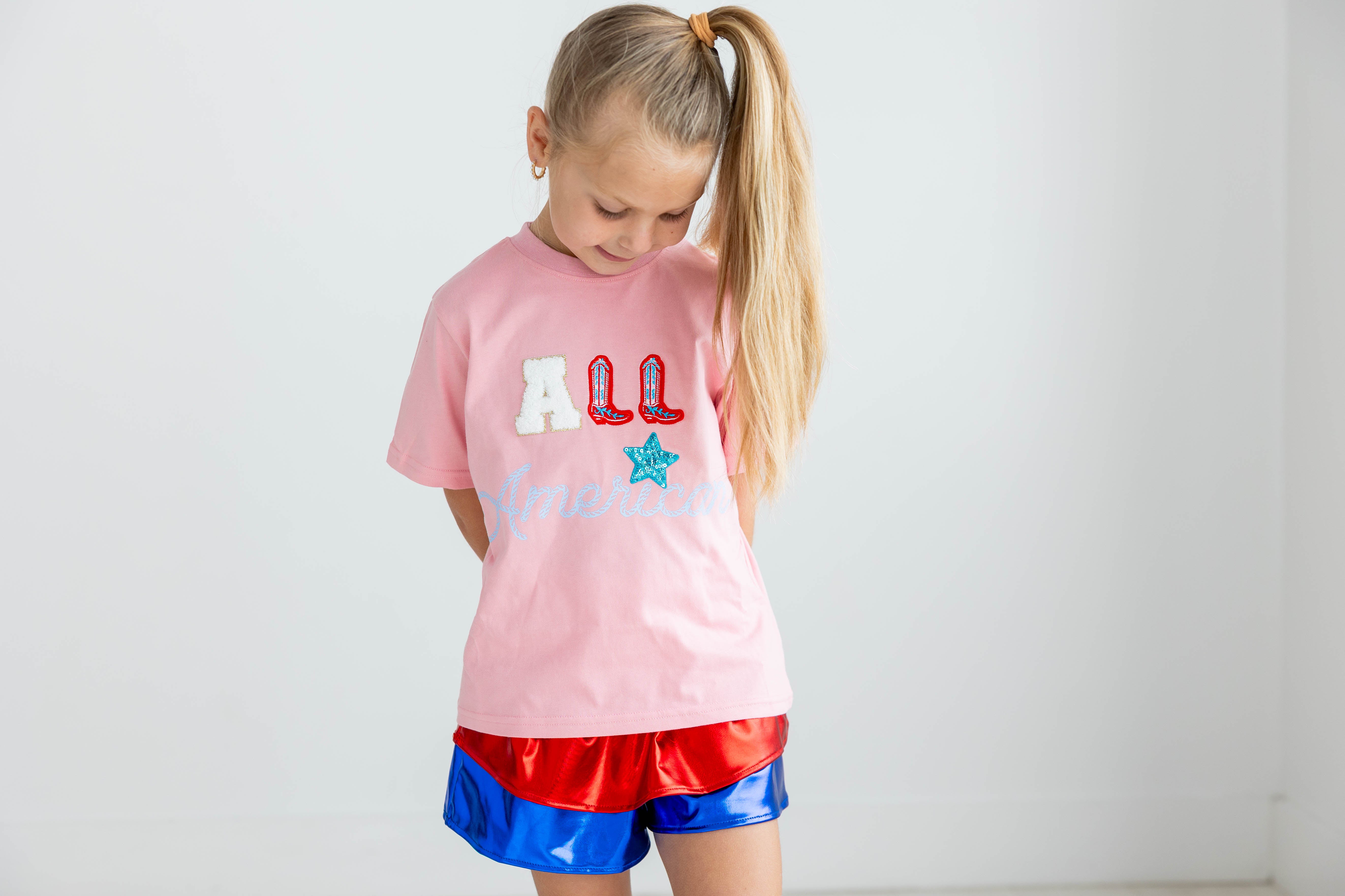 Graphic Applique Tee - All American