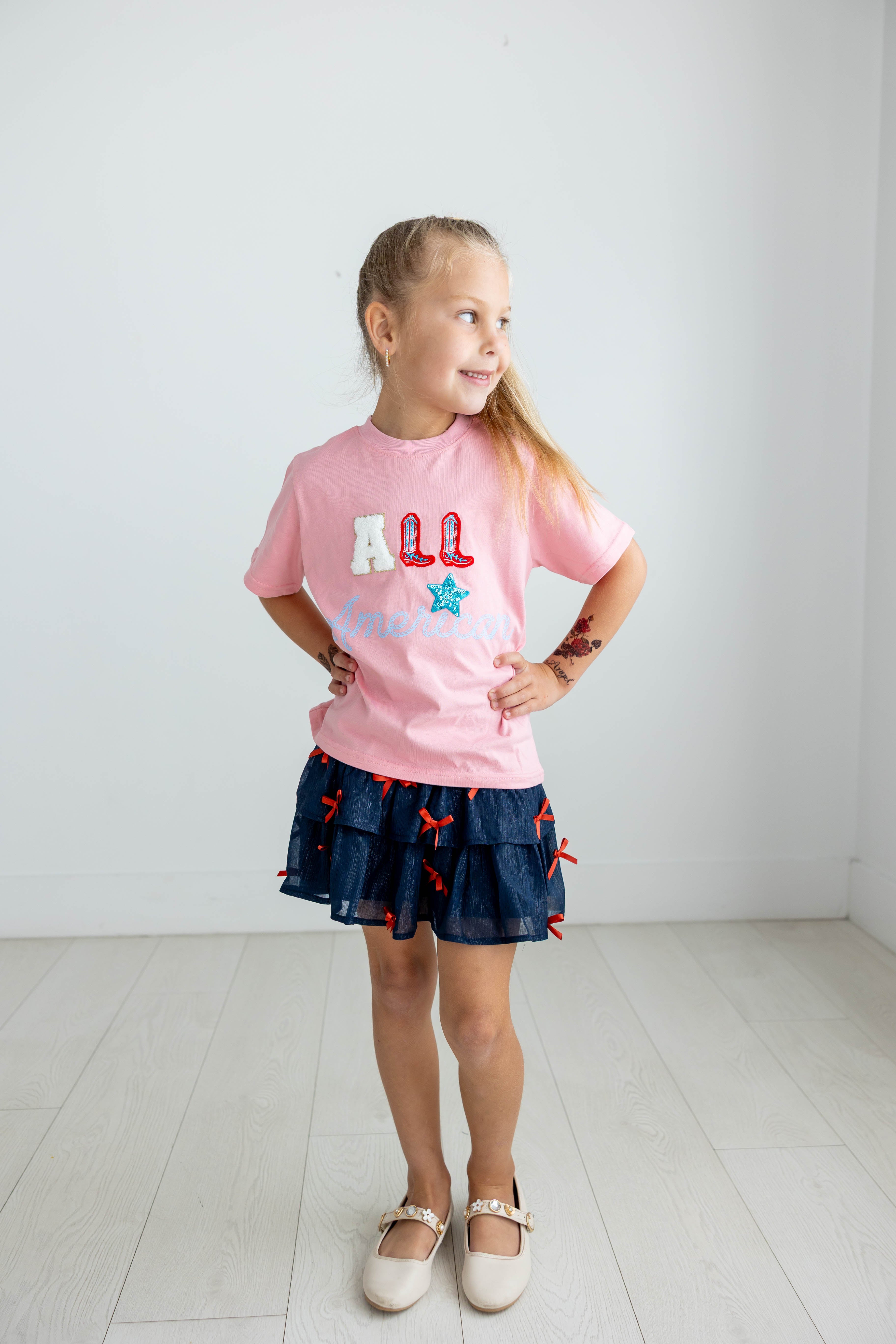 Graphic Applique Tee - All American