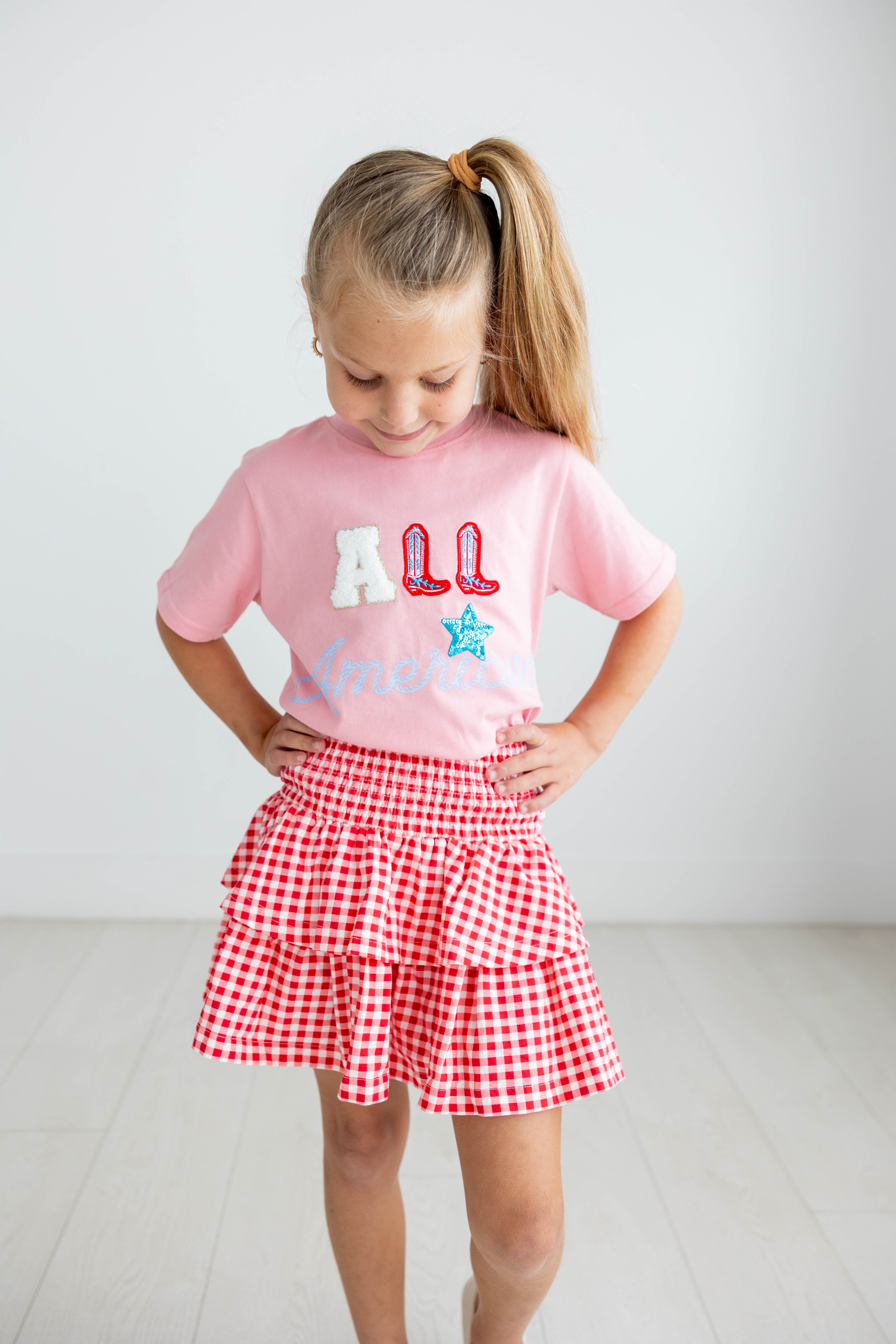 Graphic Applique Tee - All American