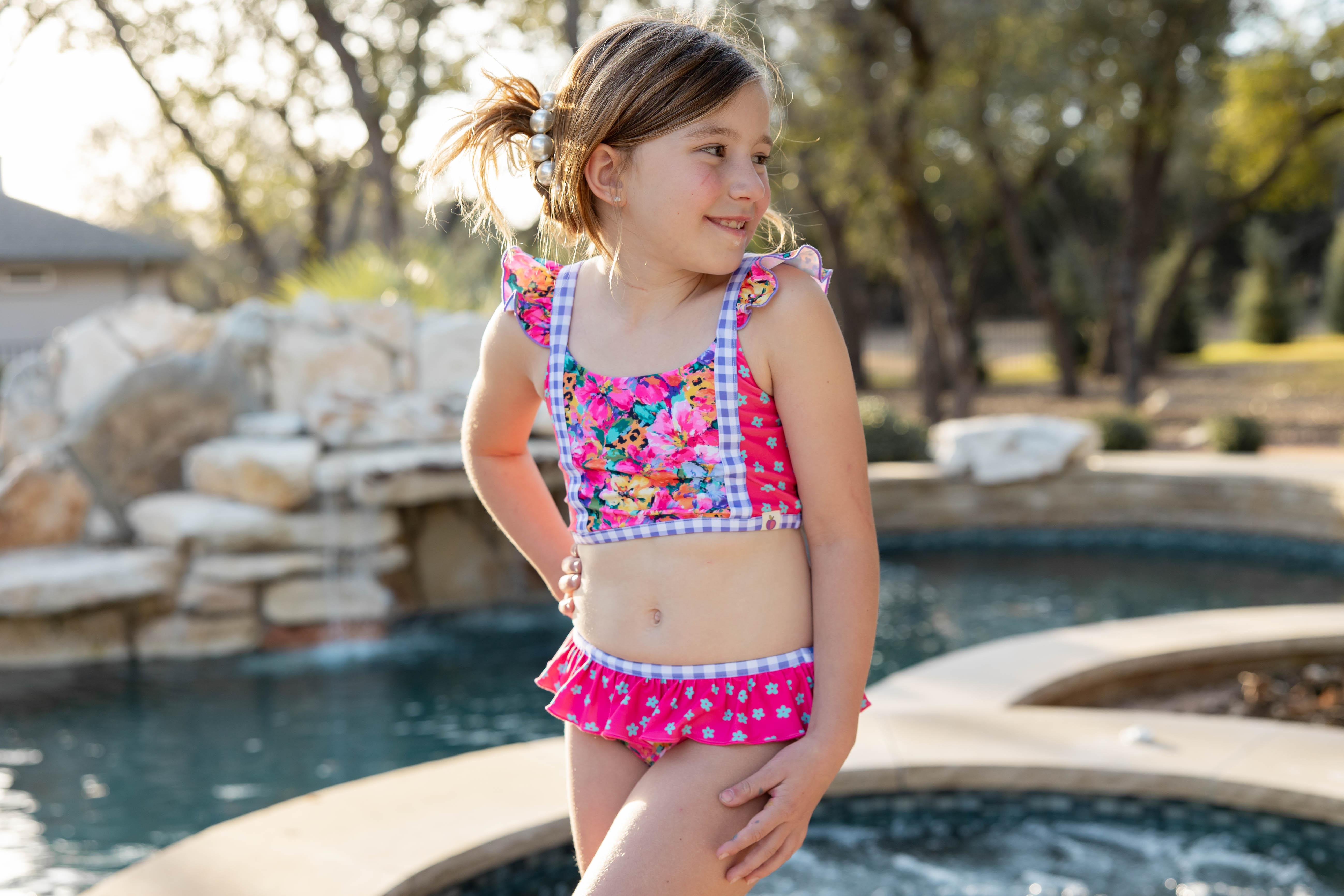 Nora Swimsuit - Wildflower Safari