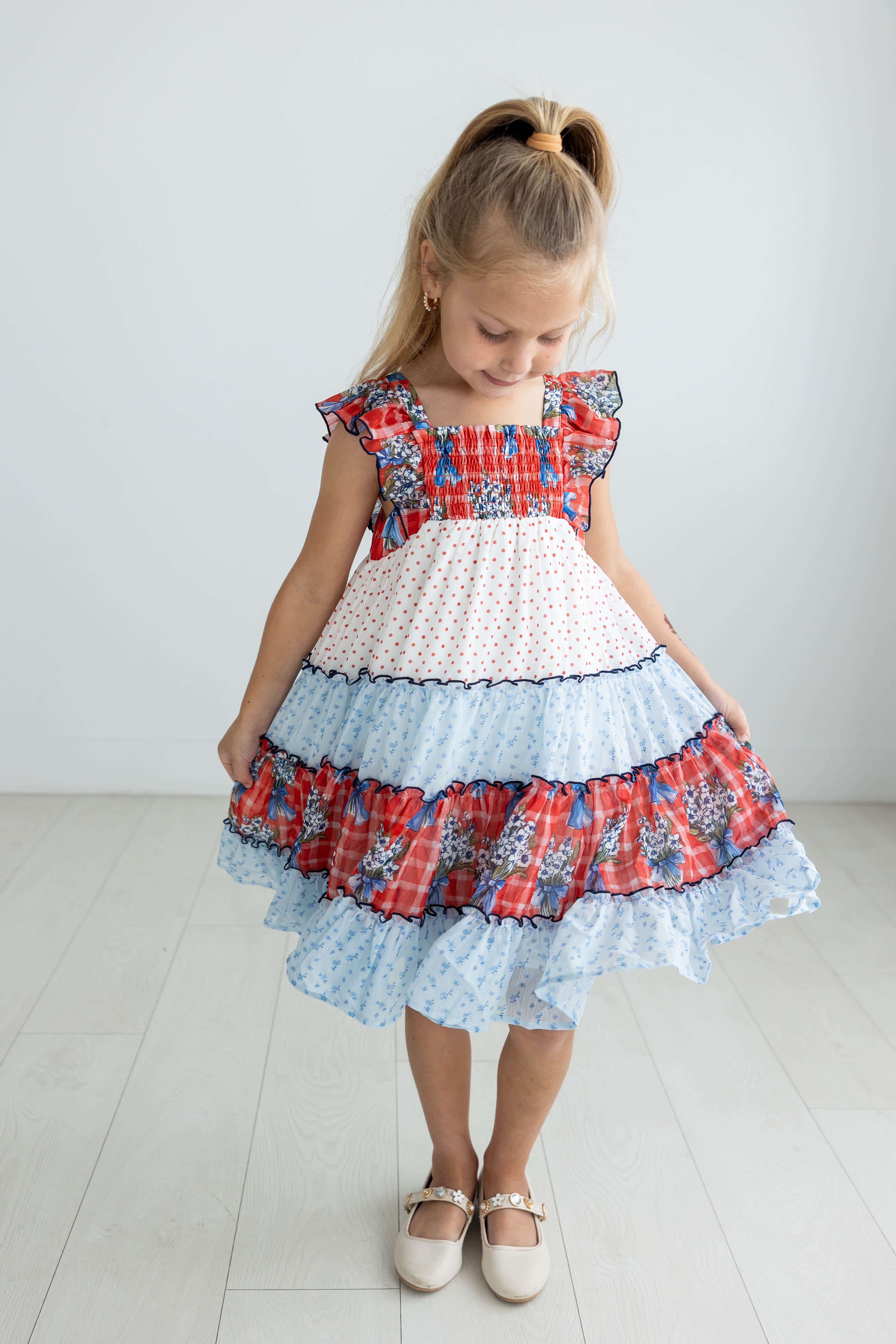 Brielle Dress - Patriotic Picnic