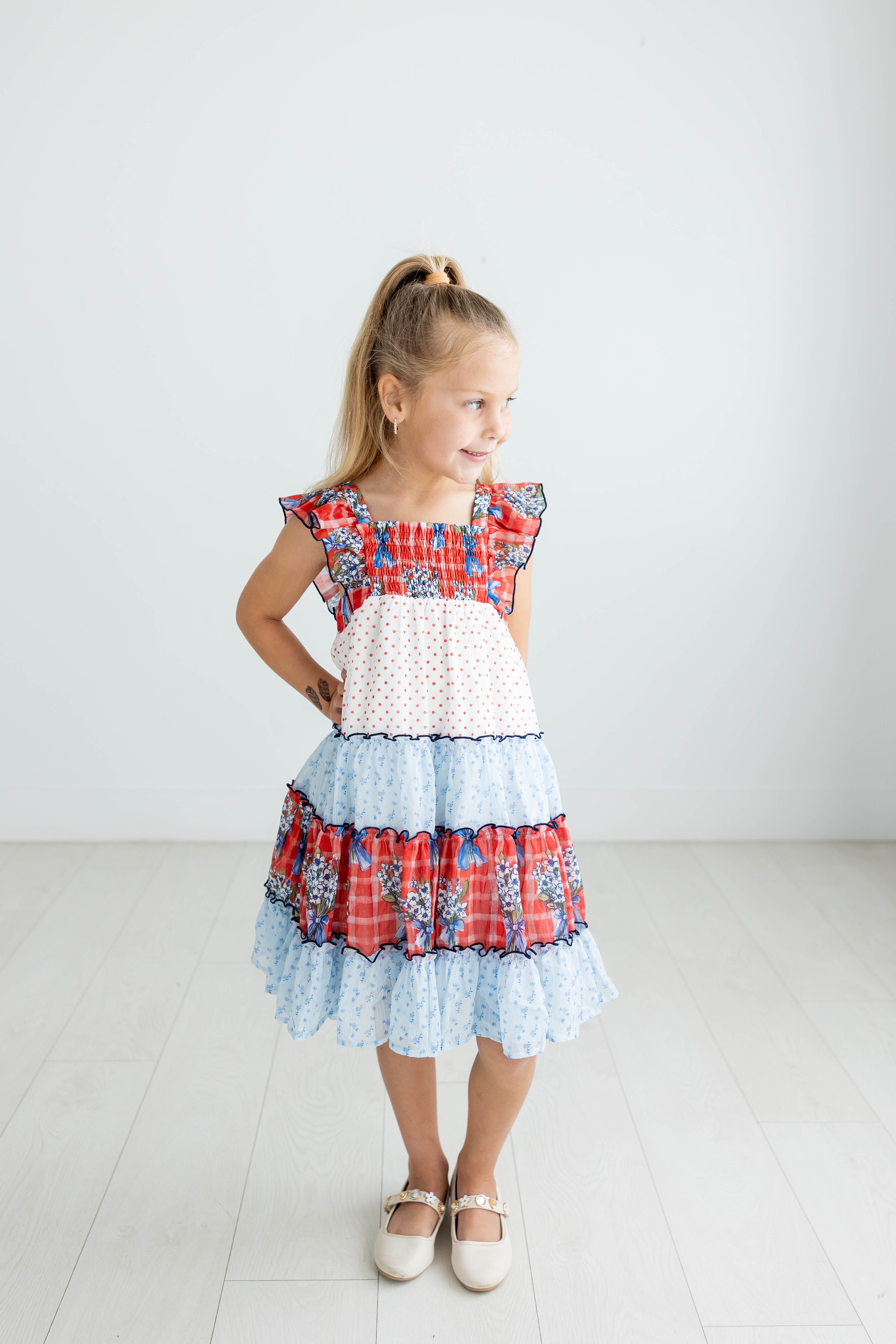 Brielle Dress - Patriotic Picnic
