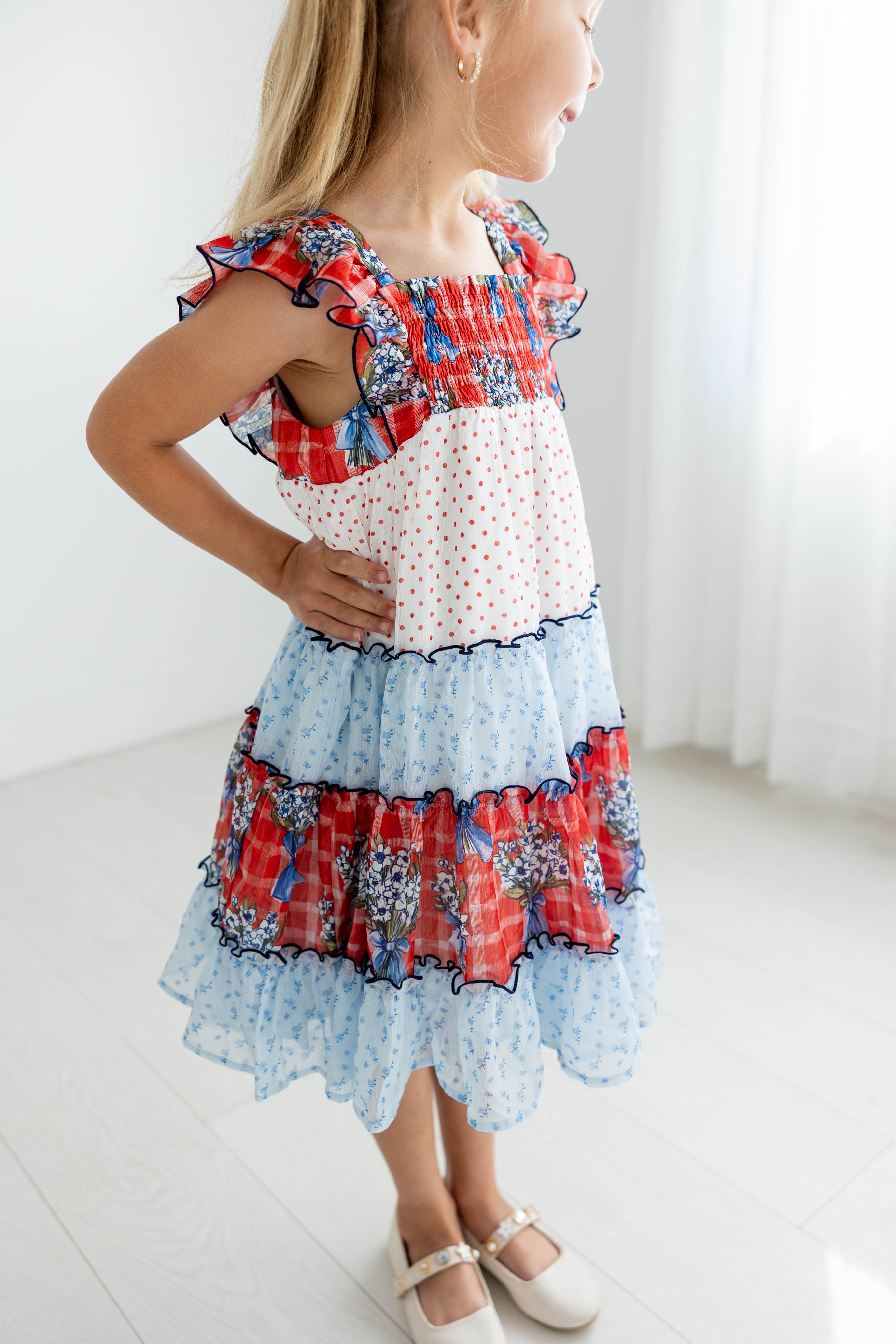 Brielle Dress - Patriotic Picnic