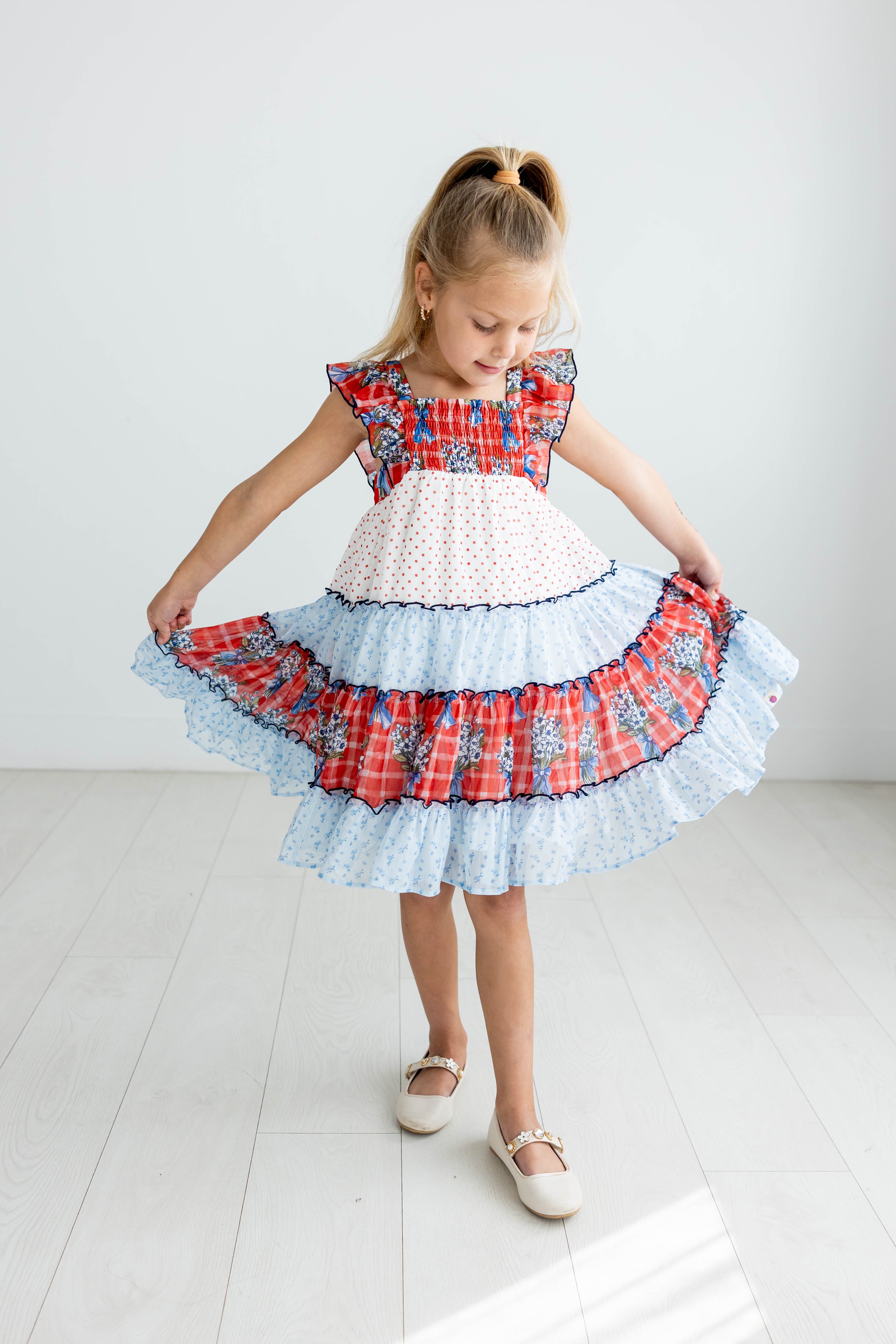 Brielle Dress - Patriotic Picnic